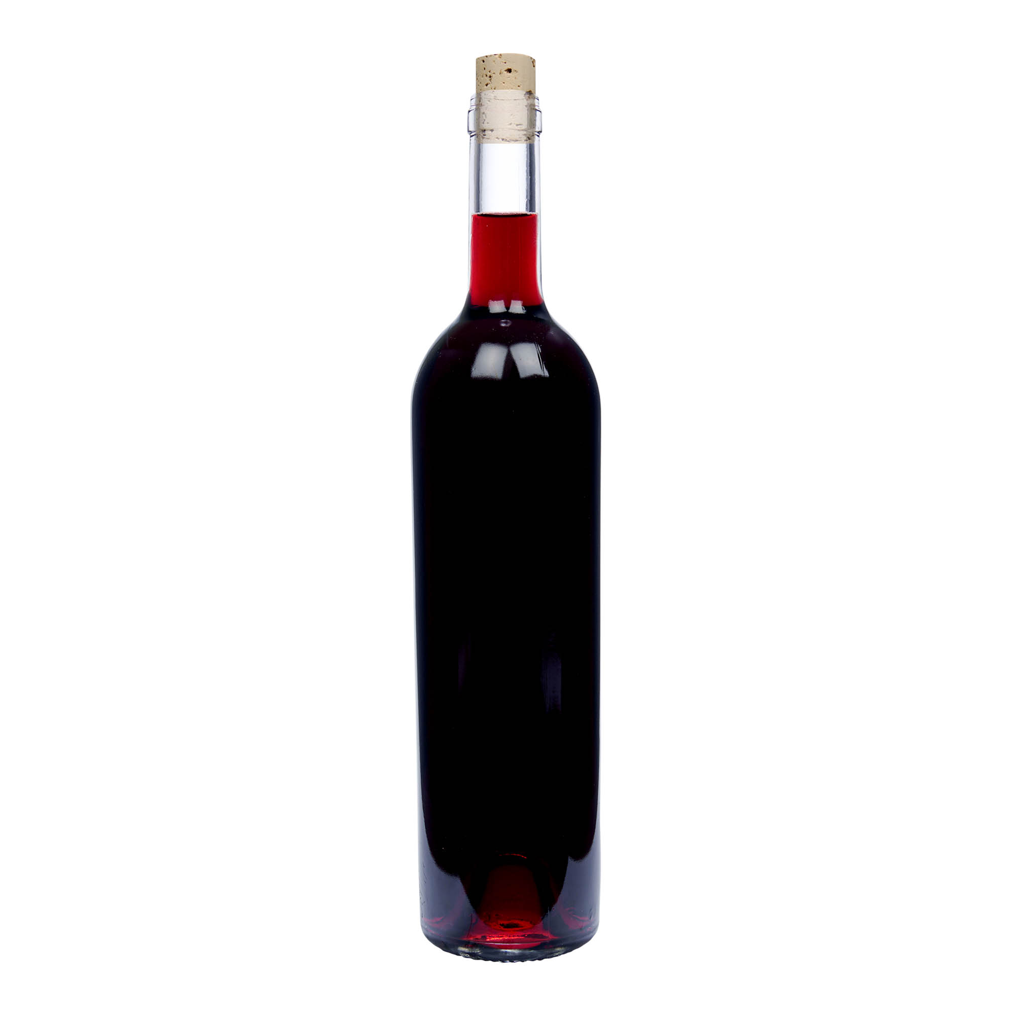 750 ml butelka wina 'Liberty', korek w szyjce 750 ml butelka wina 'Liberty', korek w szyjce