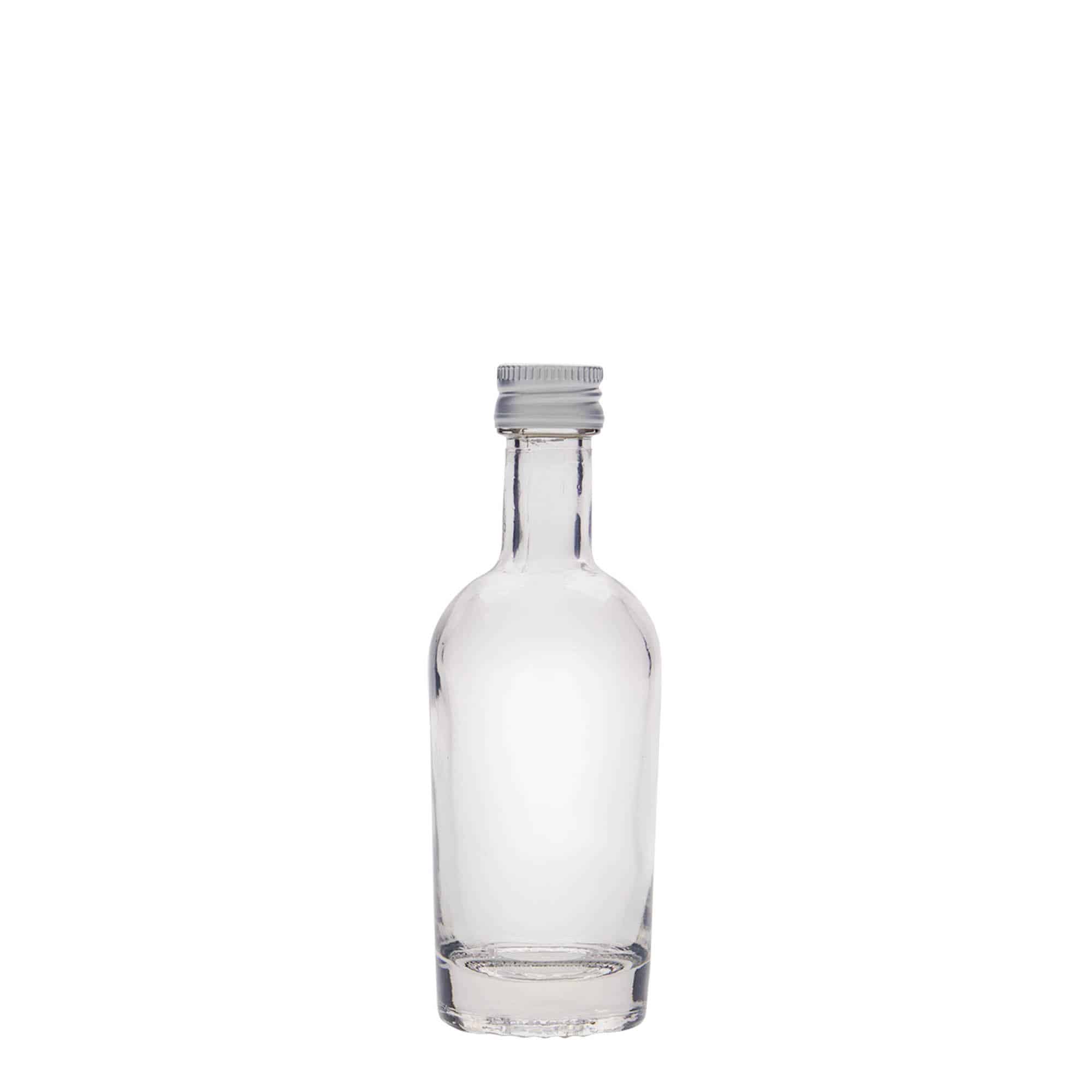 50 ml butelka szklana 'Pepe', zamknięcie: PP 18