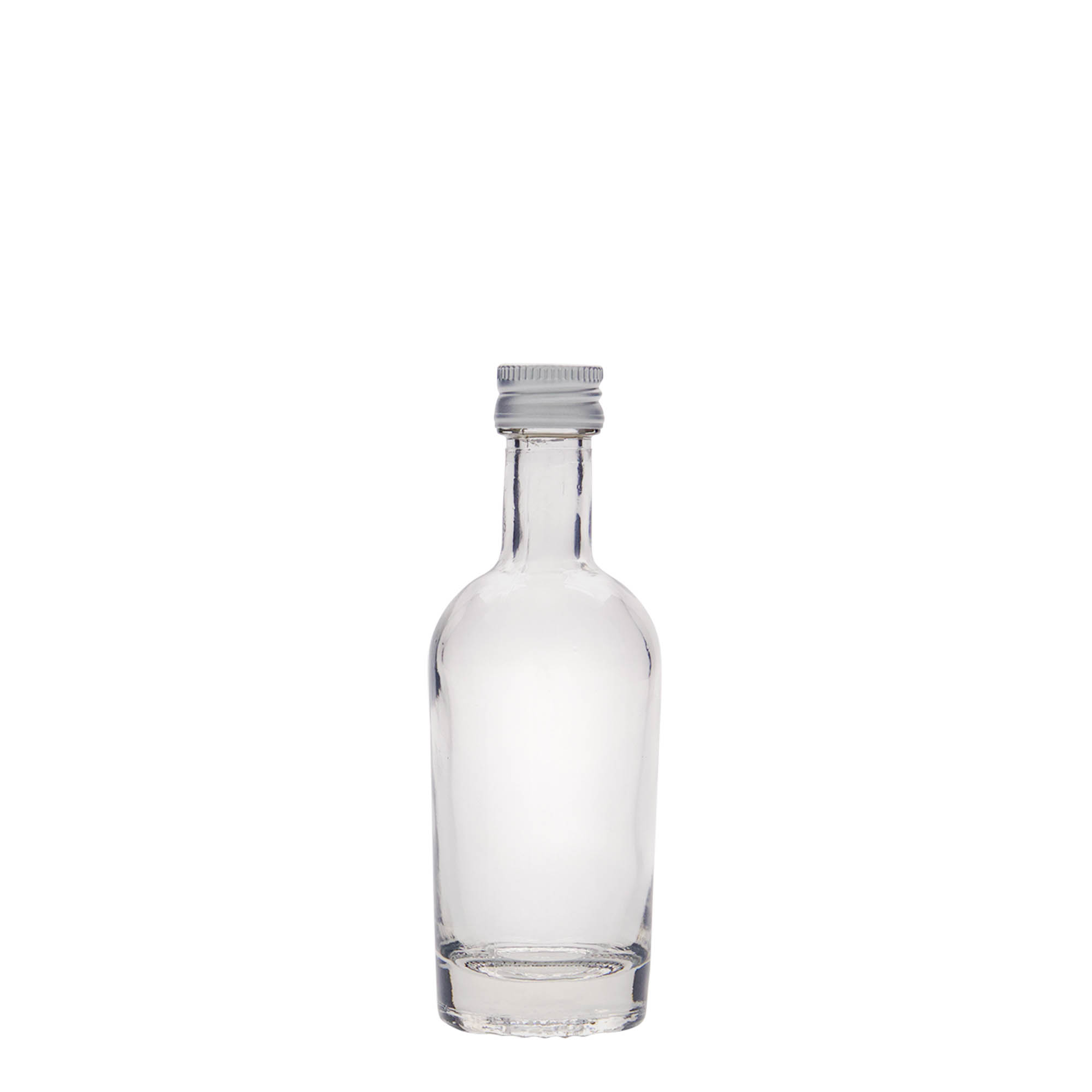 50 ml butelka szklana 'Pepe', gwint: PP 18