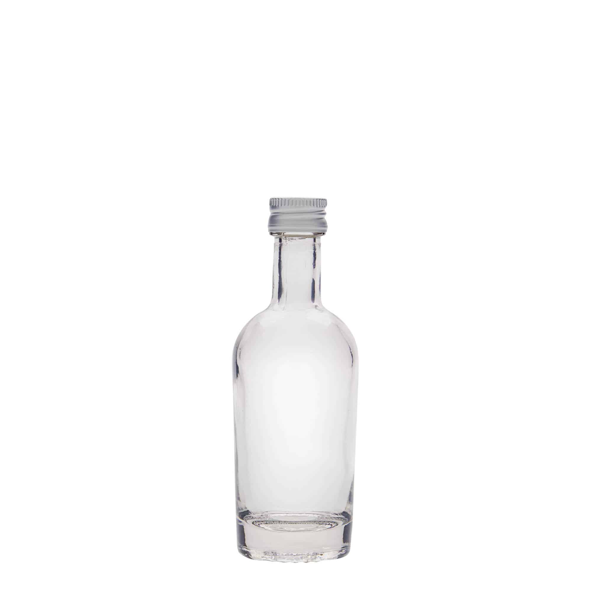 50 ml butelka szklana 'Pepe', gwint: PP 18
