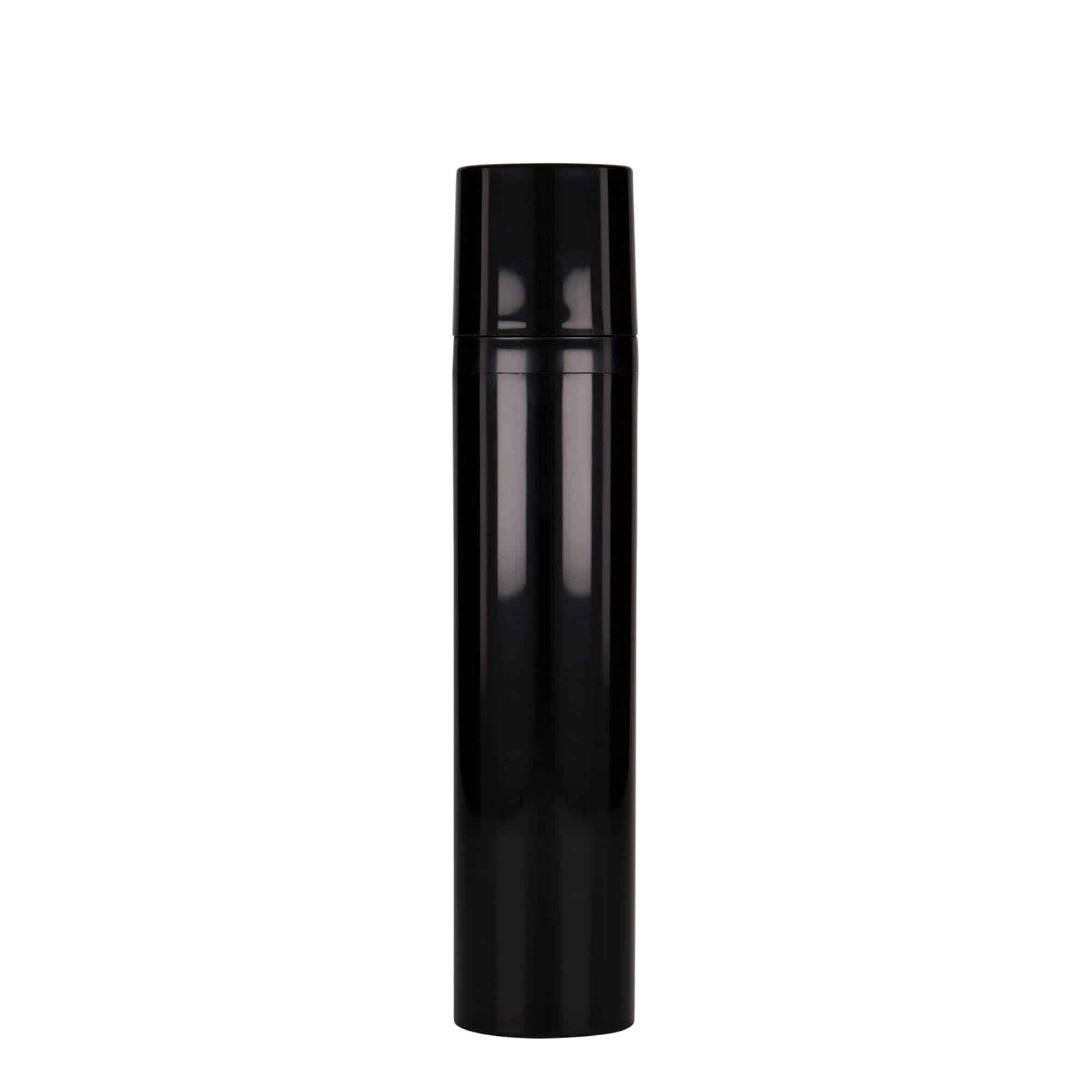 100 ml dozownik beztlenowy „Mezzo”, tworzywo sztuczne PP, czarny