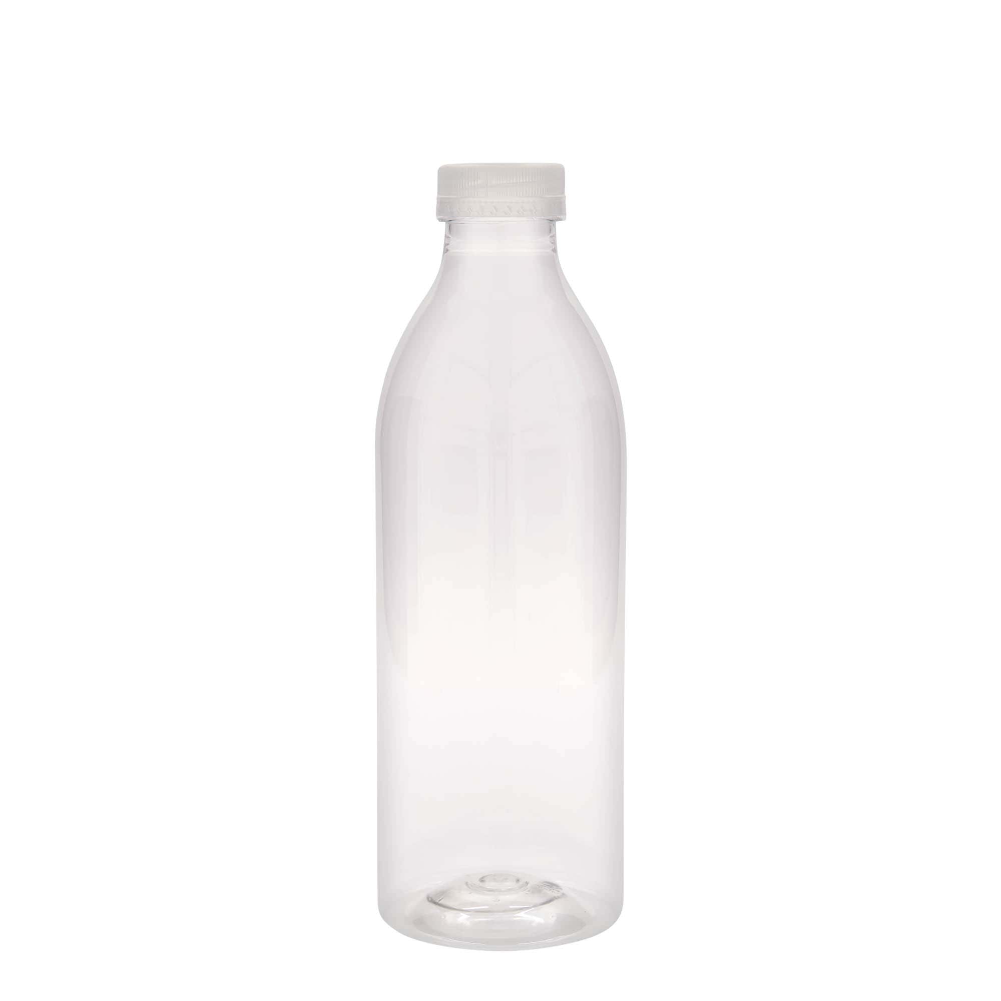 1.000 ml butelka PET standard, tworzywo sztuczne, szyjka: 38 mm