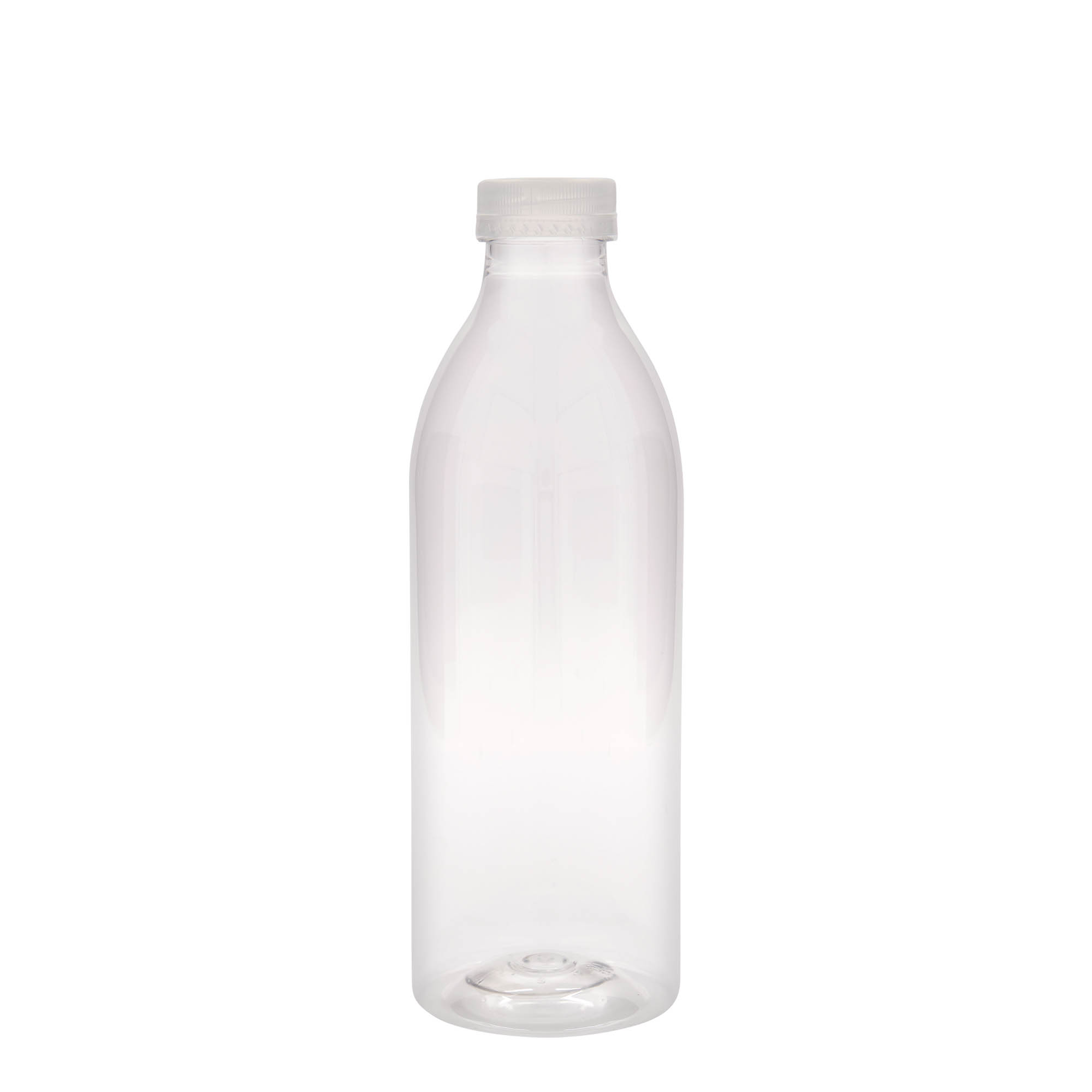 1.000 ml butelka PET standard, tworzywo sztuczne, szyjka: 38 mm
