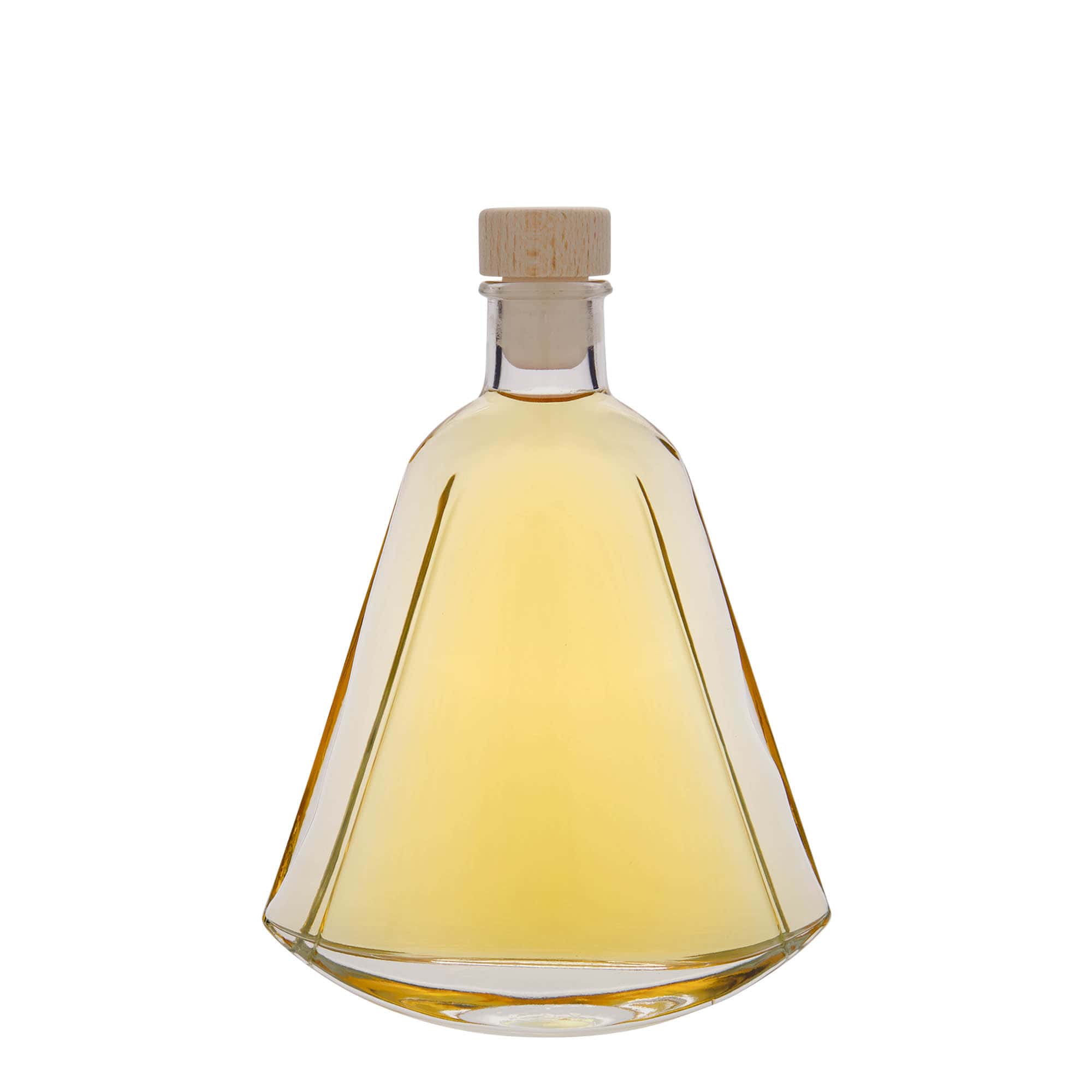 200 ml butelka szklana 'Maurizio', owalna, szyjka: korek