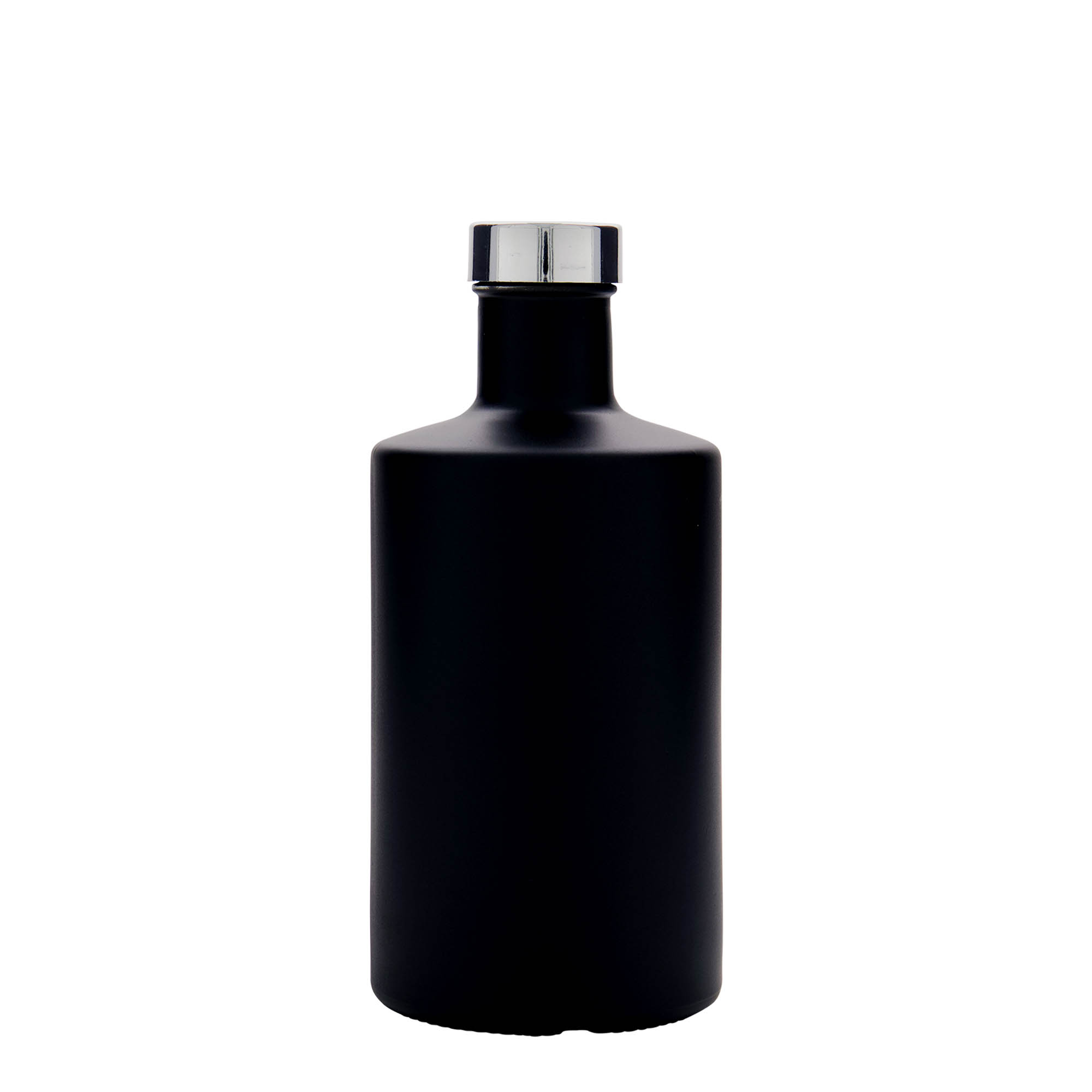 500 ml butelka szklana 'Caroline', czarna, gwint: GPI 33 500 ml butelka szklana 'Caroline', czarna, gwint: GPI 33