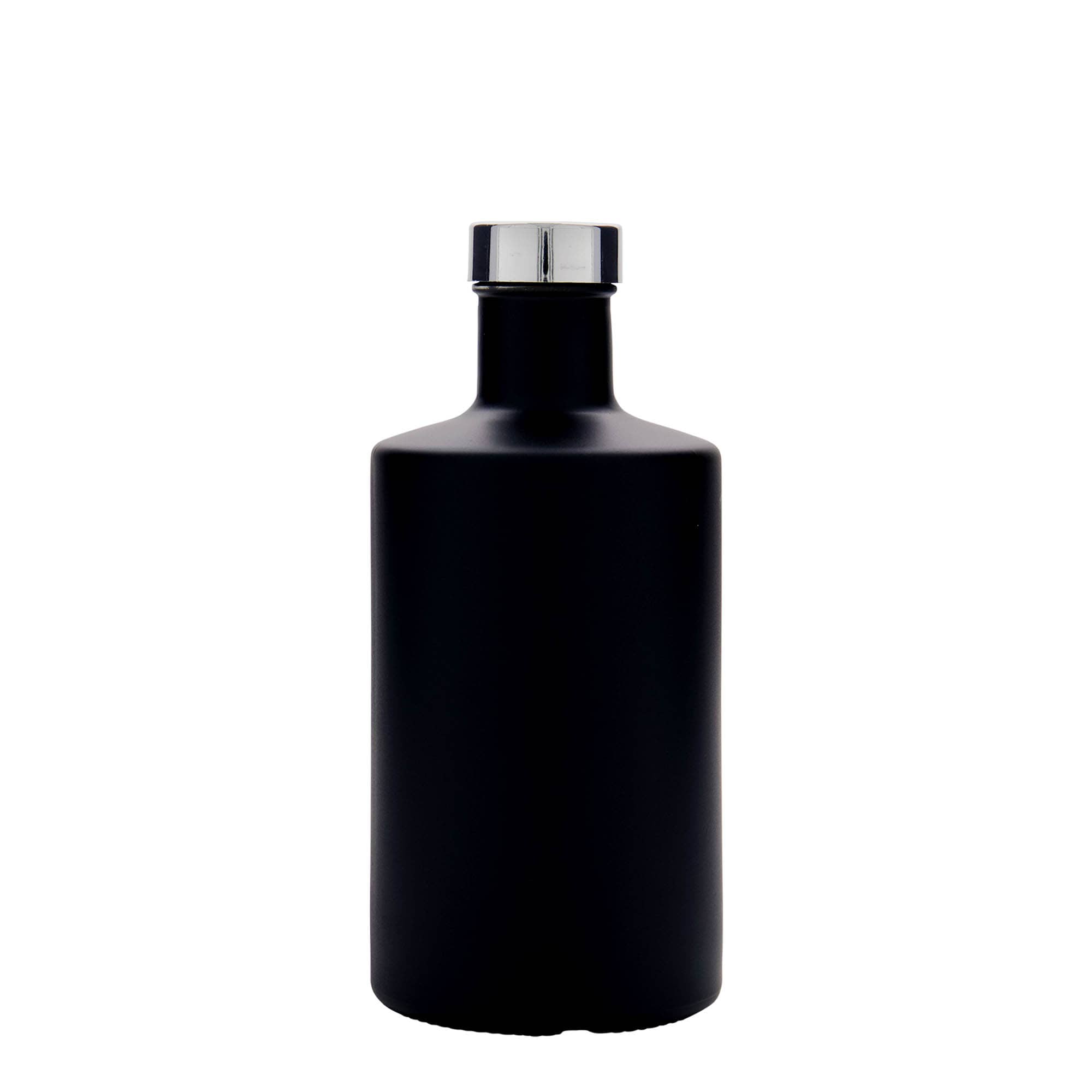 500 ml butelka szklana 'Caroline', czarna, gwint: GPI 33