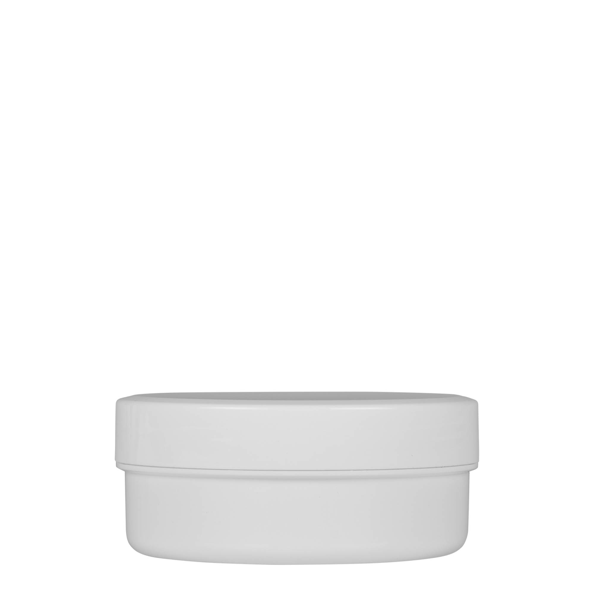 125 ml plastikowy pojemnik „White Line”, PP, biały, otwór: zakrętka na gwint 125 ml plastikowy pojemnik „White Line”, PP, biały, otwór: zakrętka na gwint