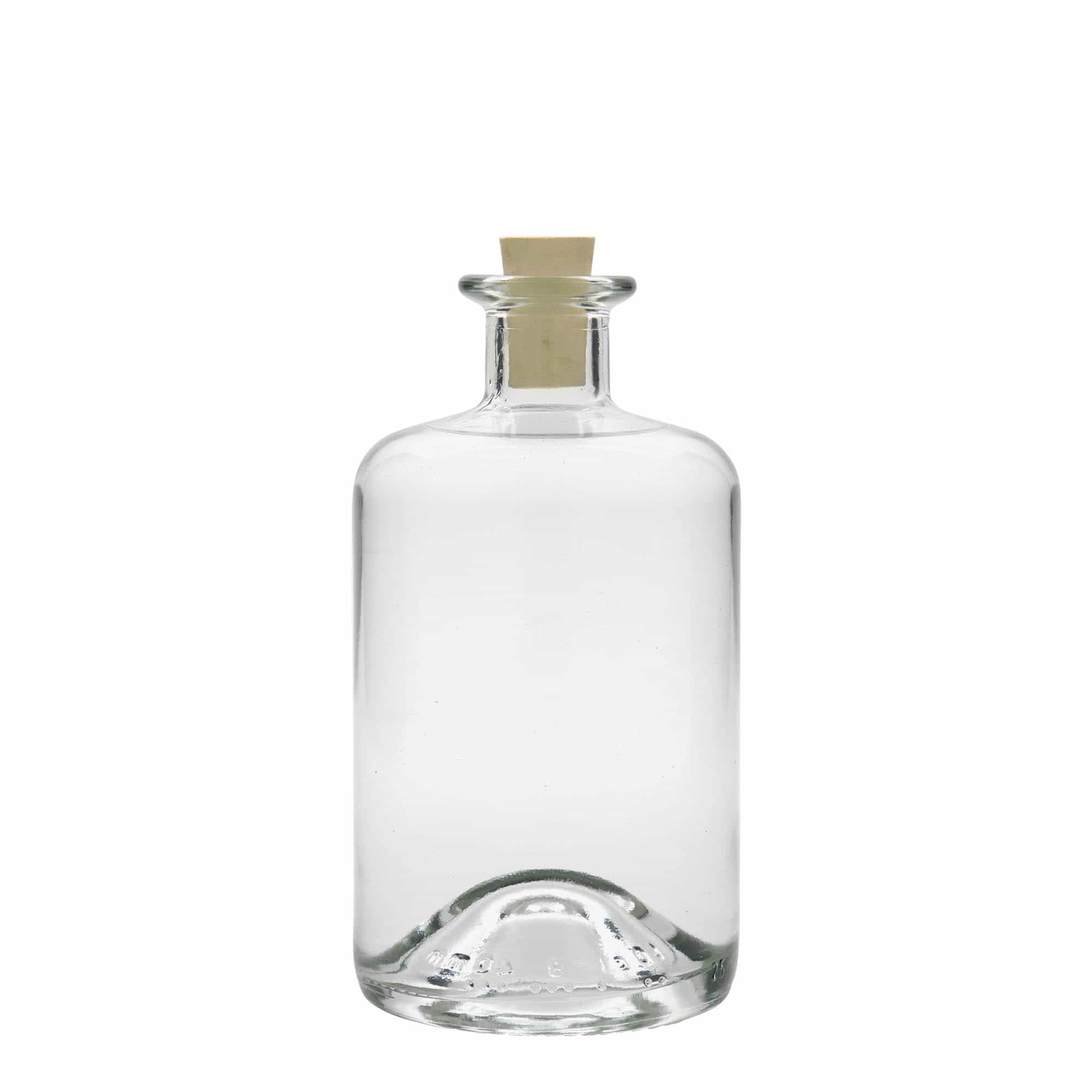 500 ml butelka szklana apteczna, zamknięcie: korek