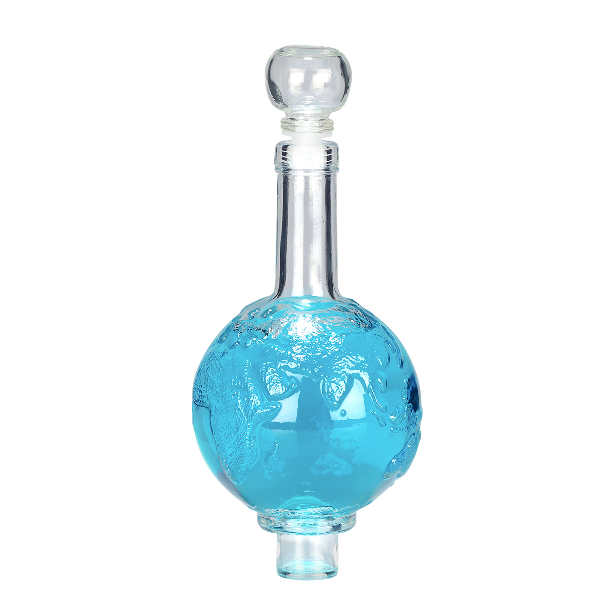 500 ml butelka szklana 'Globus', szyjka: korek 500 ml butelka szklana 'Globus', szyjka: korek