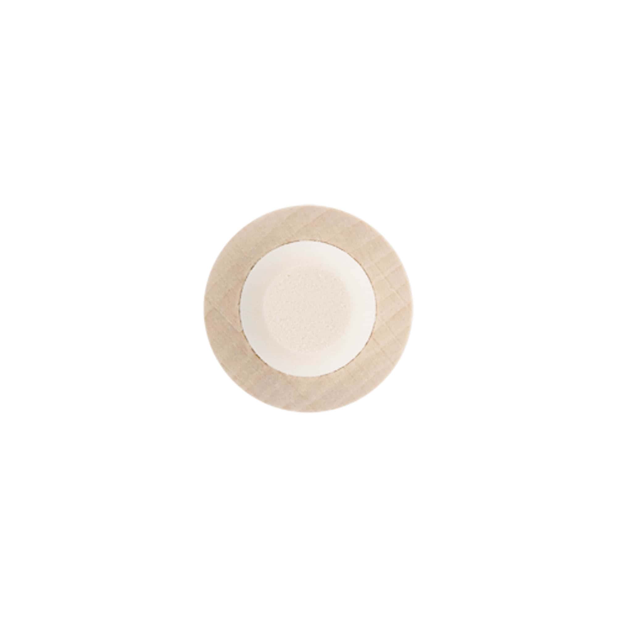 Korek z uchwytem 18 mm, drewno/plastik, do wylotu: korek