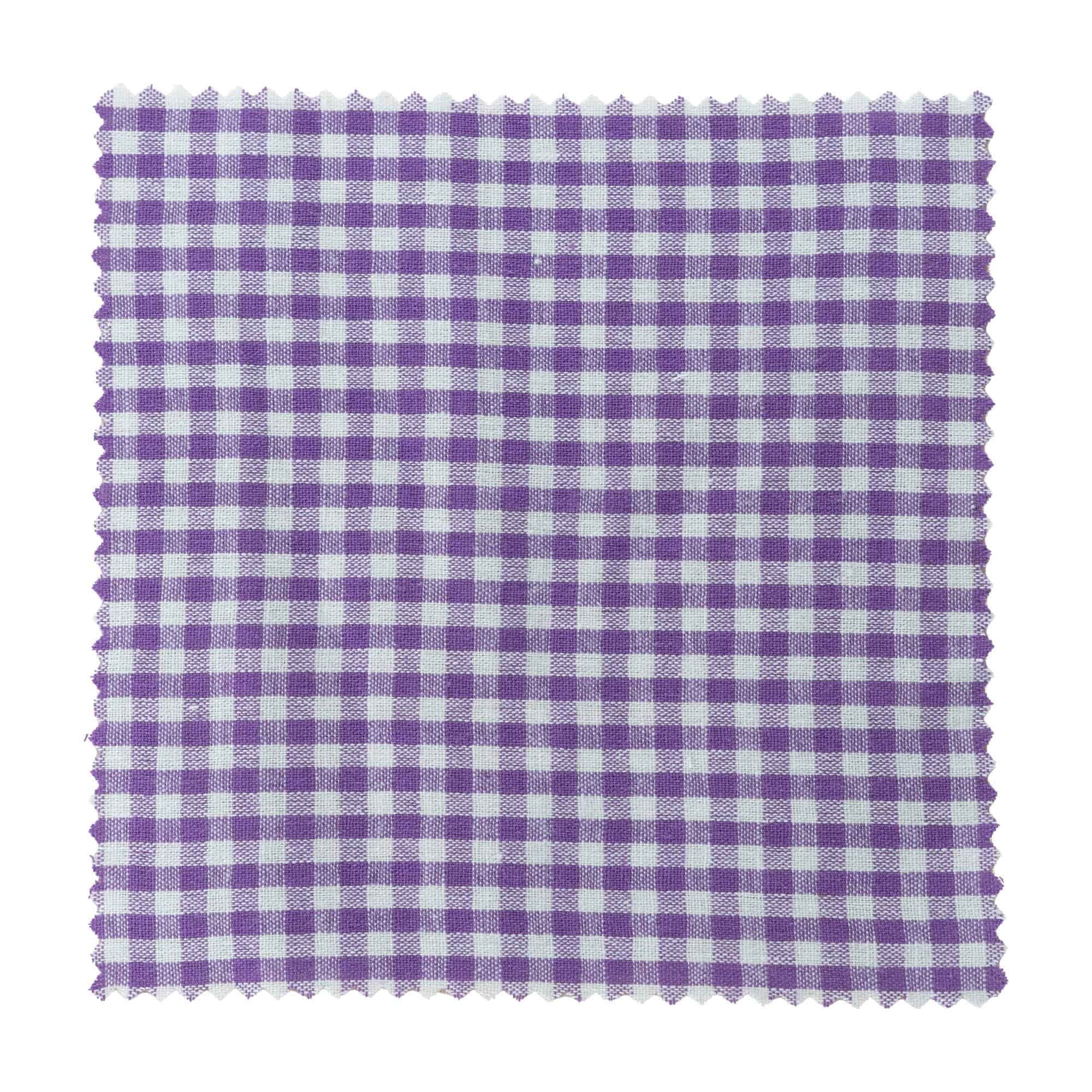 Tkanina serwetka w kratę 15x15, kwadratowa, tekstylna, liliowa, gwint: TO58-TO82