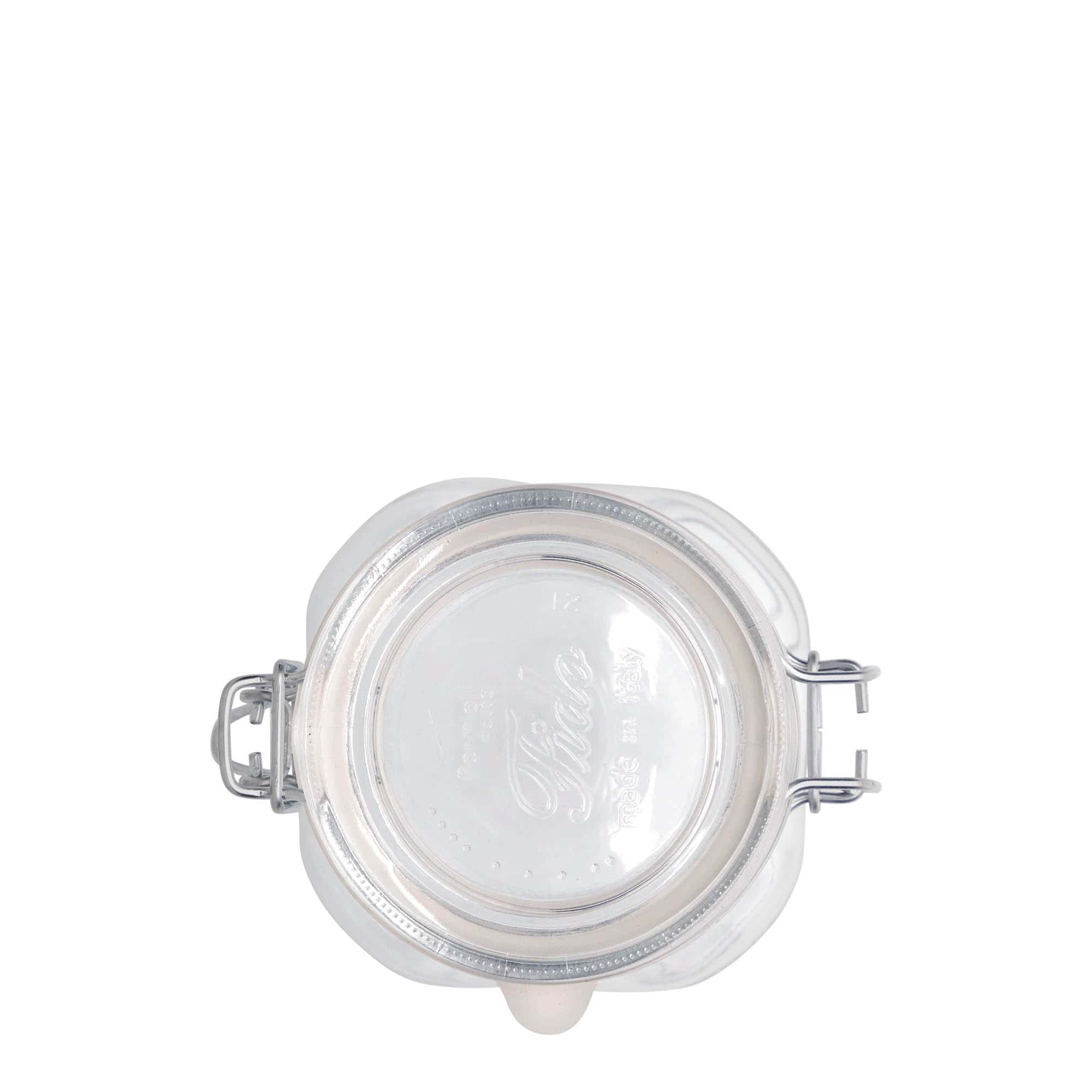 500 ml słoik z drucianym zamknięciem „Fido”, kwadratowy, otwór: zamknięcie drucianym zamkiem 500 ml słoik z drucianym zamknięciem „Fido”, kwadratowy, otwór: zamknięcie drucianym zamkiem