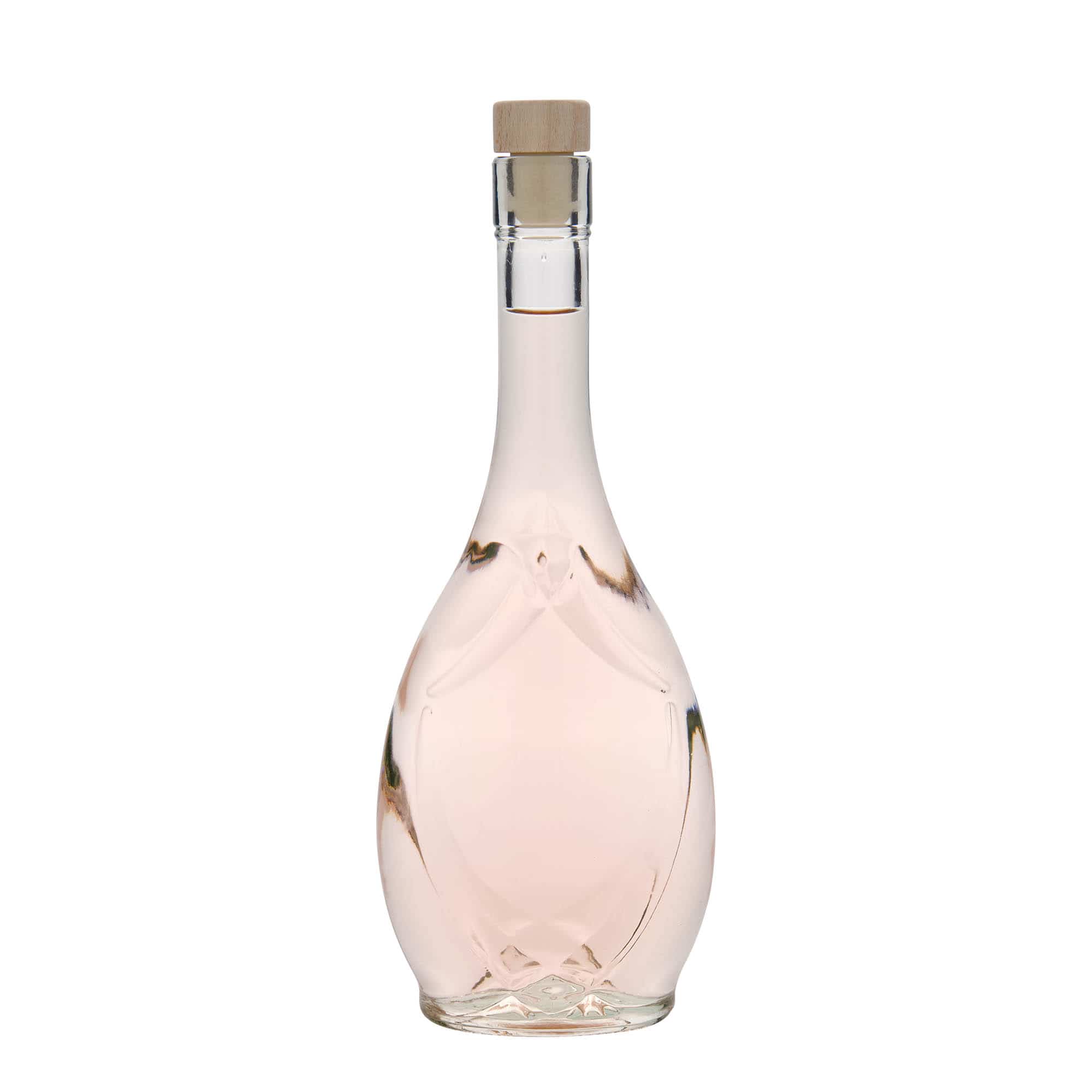 500 ml butelka szklana „Saragossa”, owalna, otwór: korek