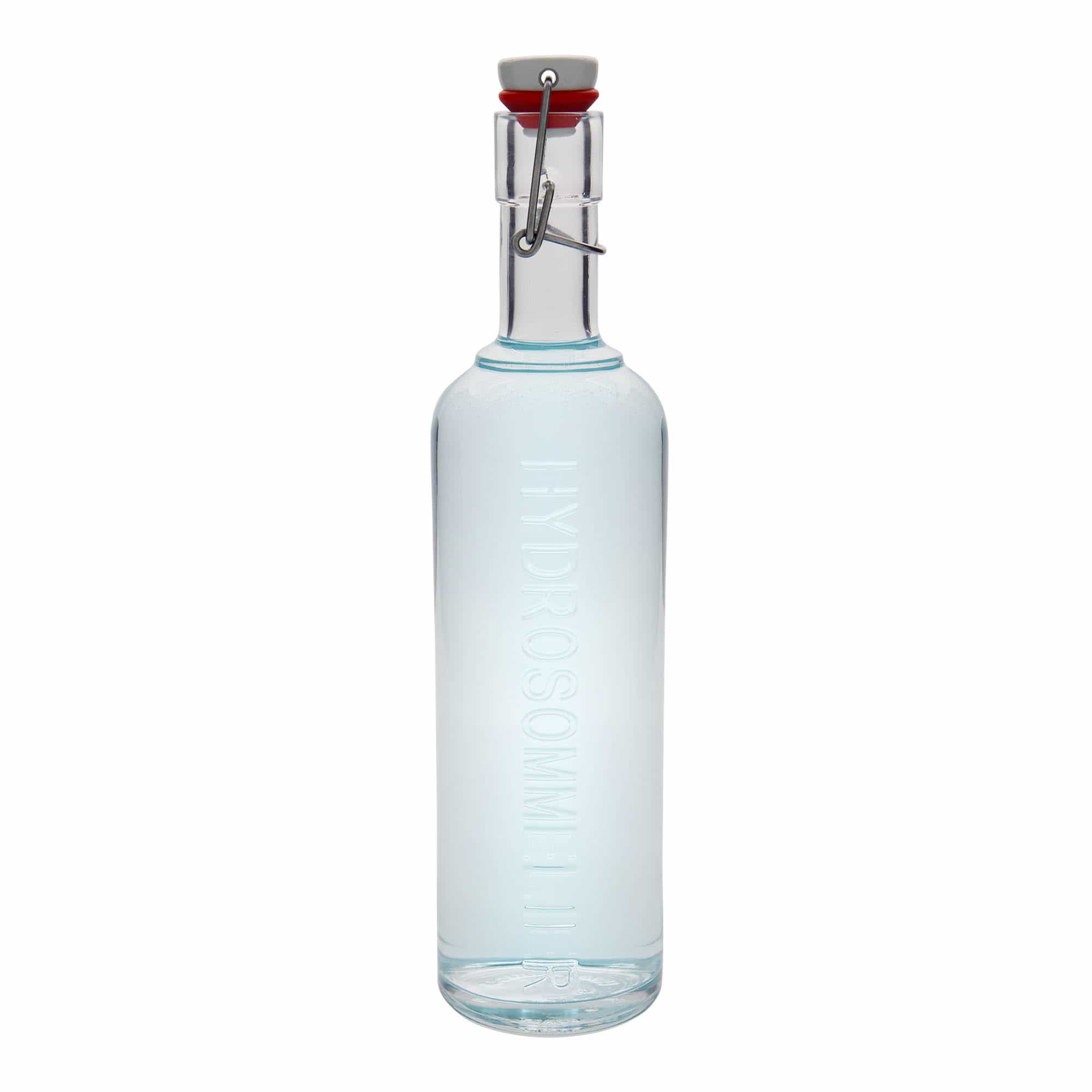 1.000 ml butelka szklana 'Optima Hydrosommelier', wylot: z zamknięciem na klips