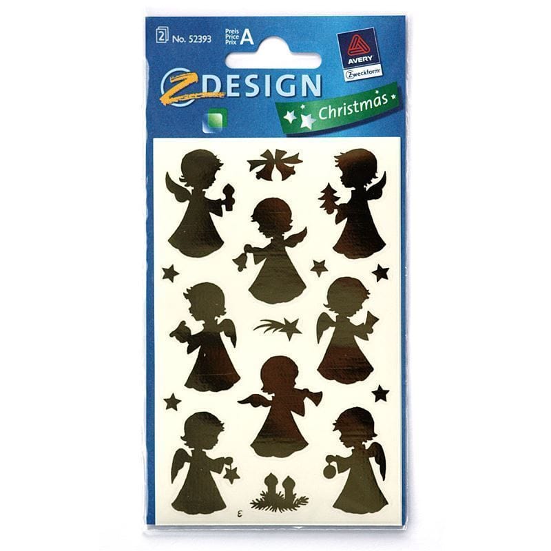 Naklejki Zweckform „Anioł”, papier, złote