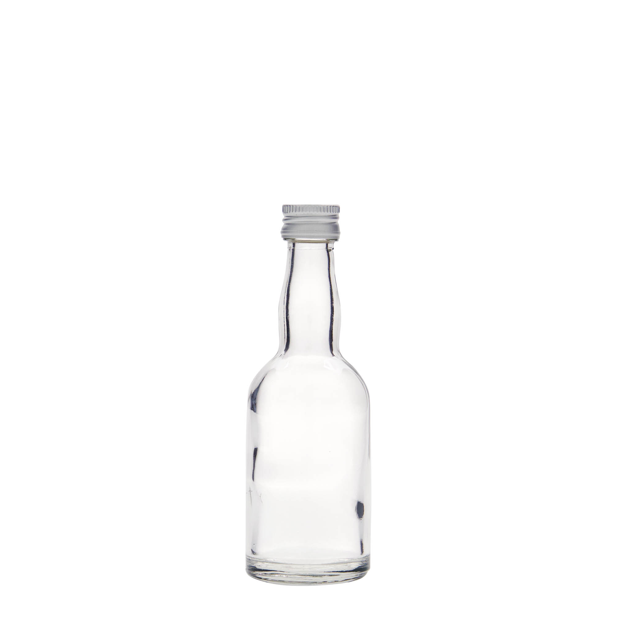 50 ml butelka szklana 'Proba', szyjka: PP 18 50 ml butelka szklana 'Proba', szyjka: PP 18