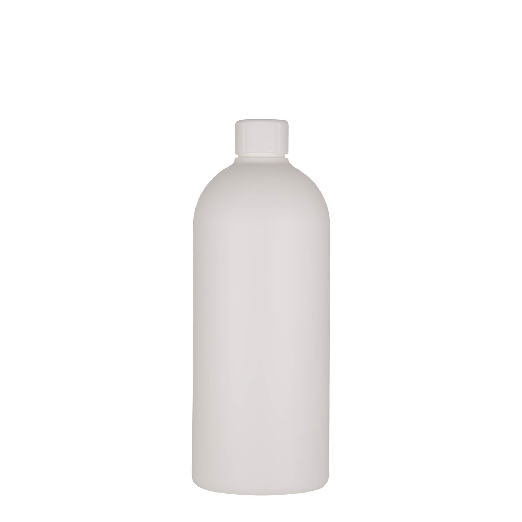 500 ml butelka plastikowa 'Tuffy', HDPE, biała, gwint: 24/410 500 ml butelka plastikowa 'Tuffy', HDPE, biała, gwint: 24/410