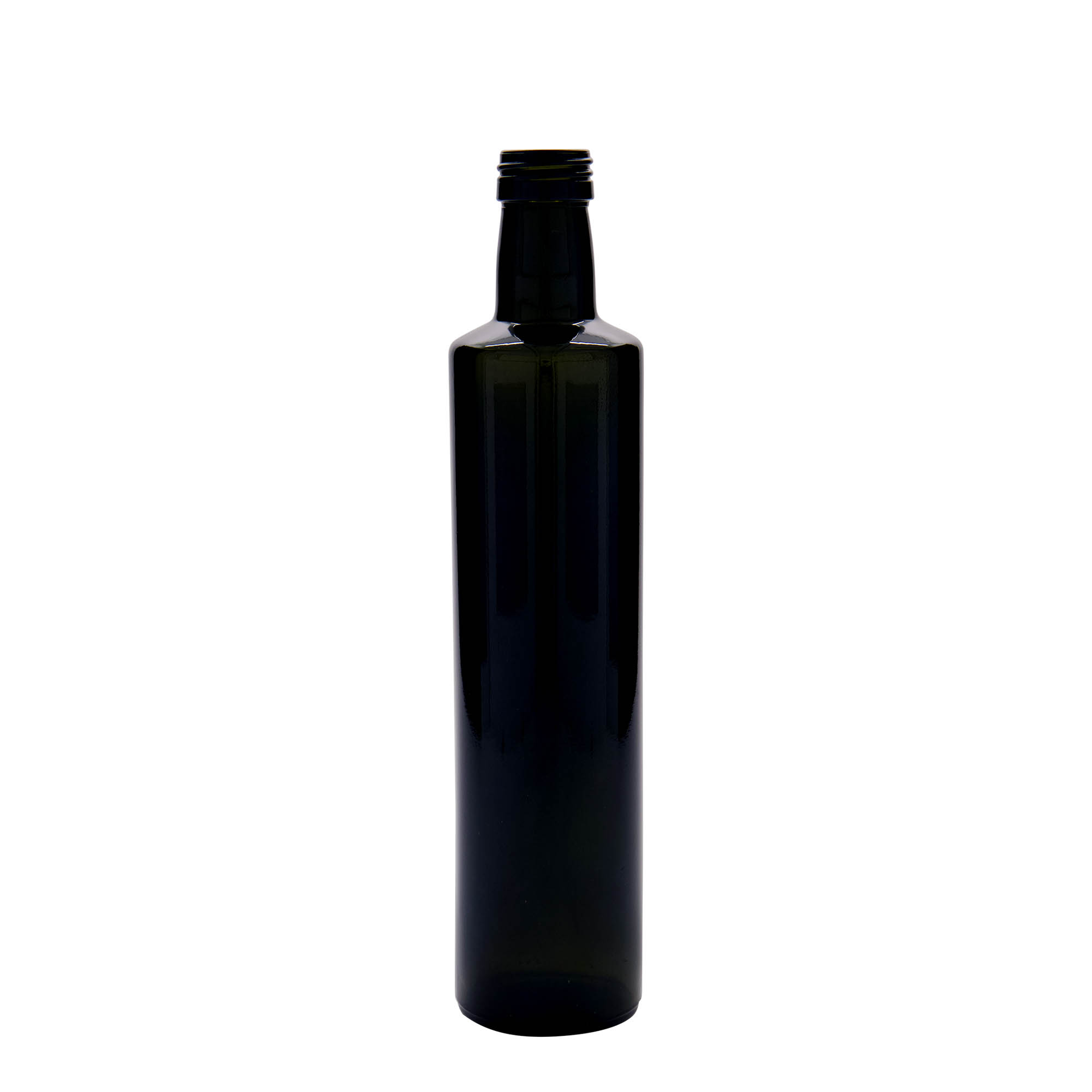 500 ml butelka szklana 'Dorica', antyczny zielony, szyjka: PP 31,5