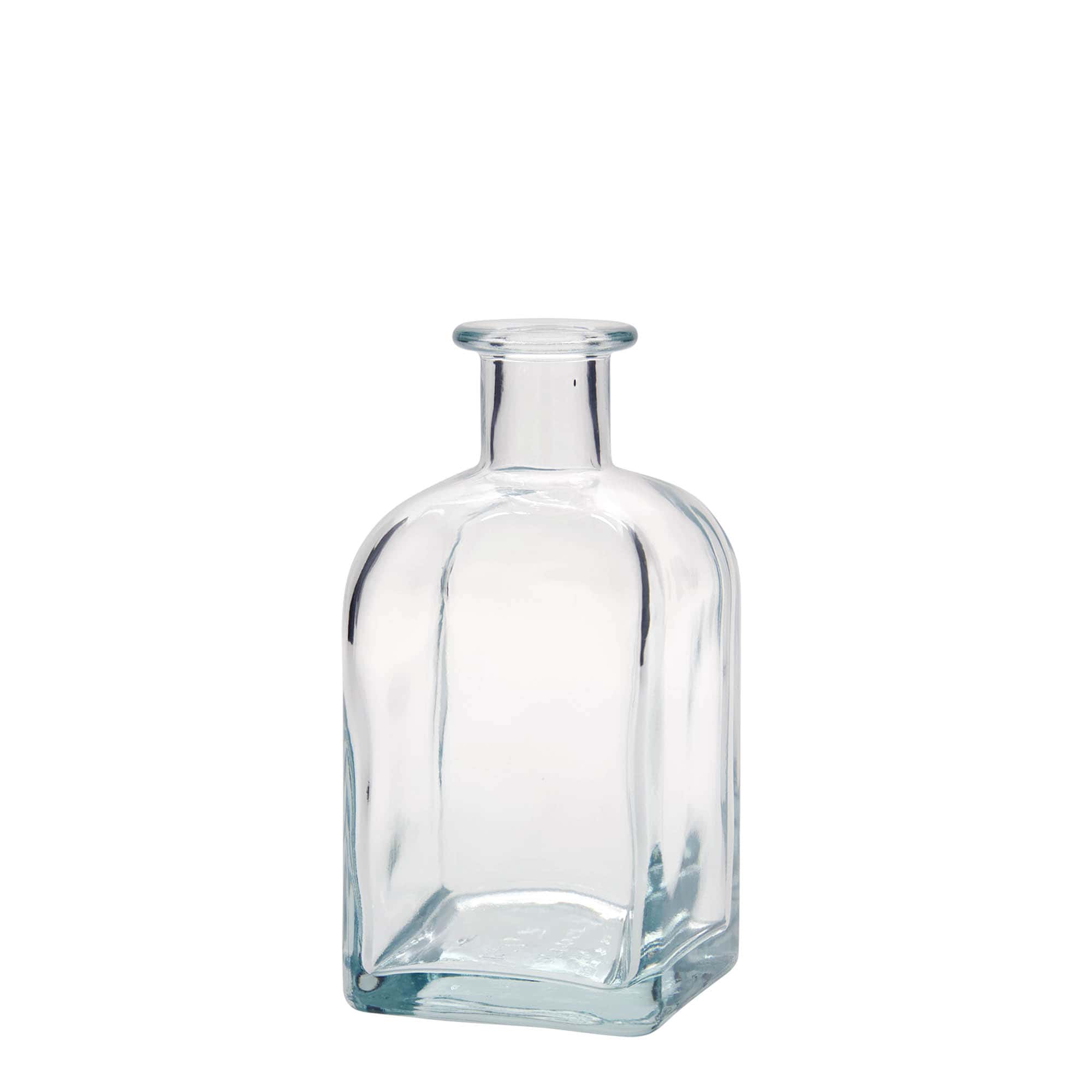 Butelka szklana 350 ml Apotheker Carré, kwadratowa, otwór: korek Butelka szklana 350 ml Apotheker Carré, kwadratowa, otwór: korek