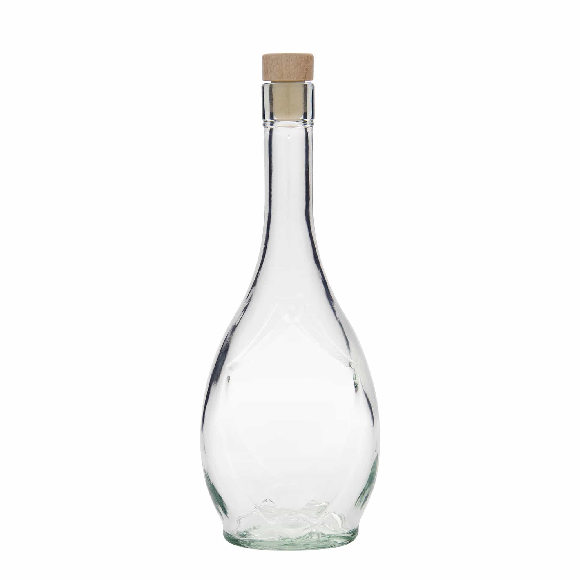 500 ml butelka szklana „Saragossa”, owalna, otwór: korek