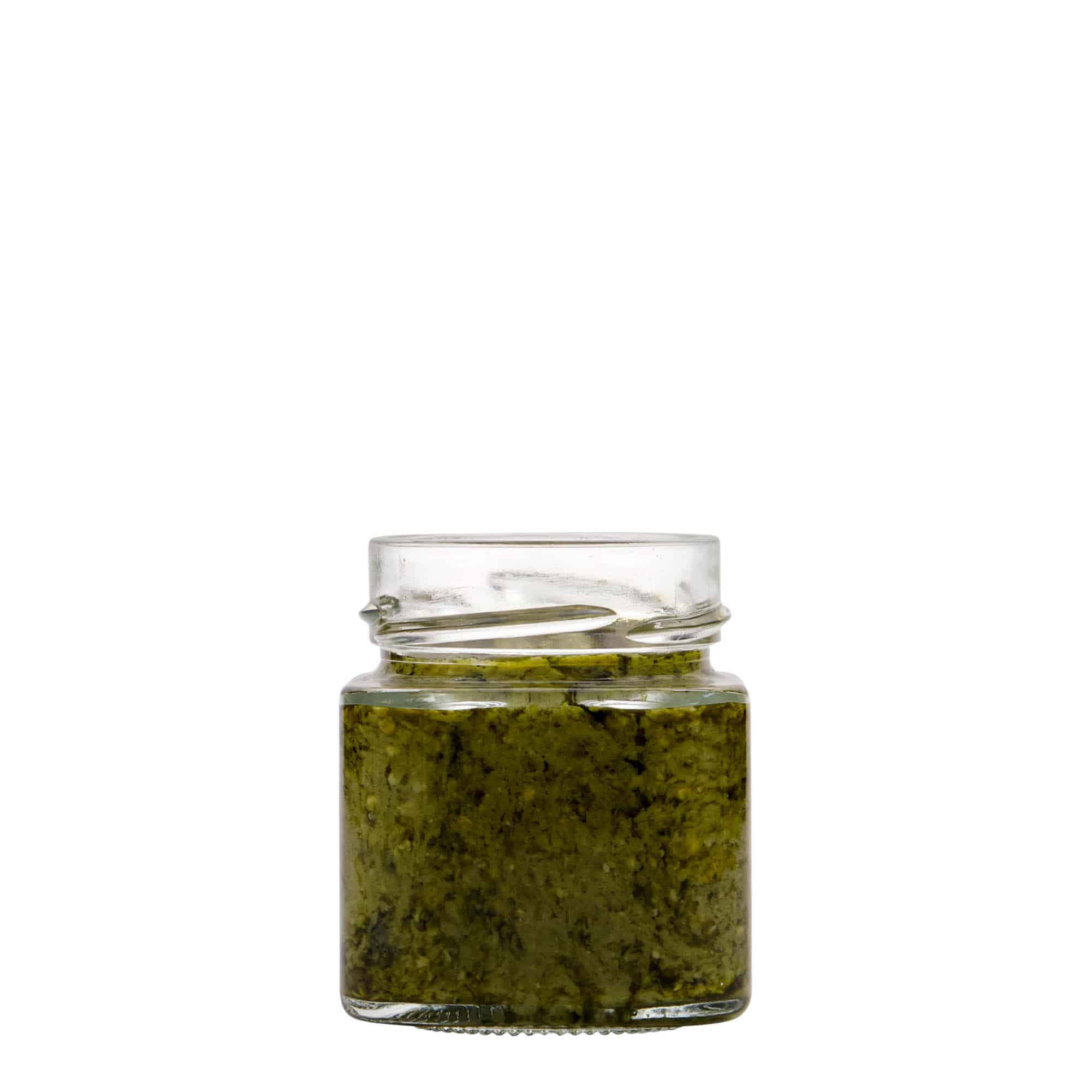 156 ml sześcienny słoik 'Funny', otwór: Deep-Twist-Off (DTO 58) 156 ml sześcienny słoik 'Funny', otwór: Deep-Twist-Off (DTO 58)