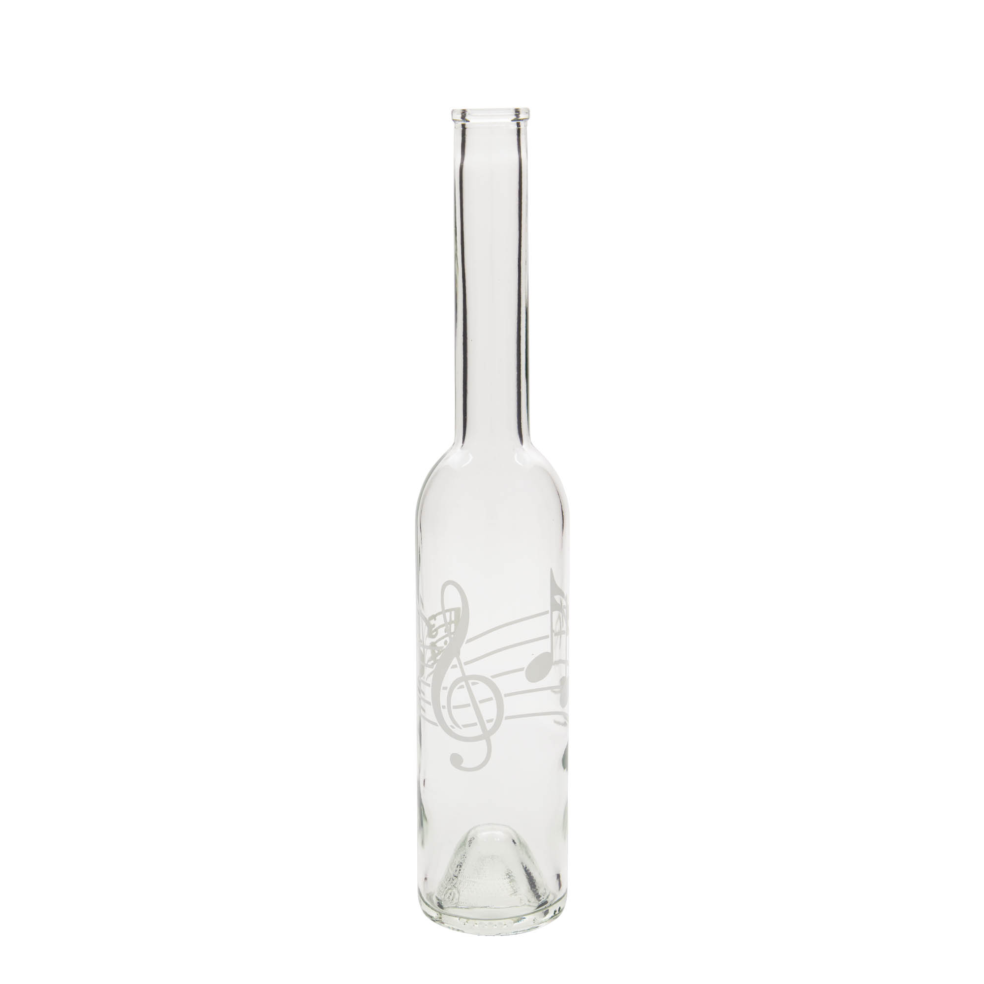 350 ml butelka szklana 'Opera', motyw: nuty muzyczne, korek 350 ml butelka szklana 'Opera', motyw: nuty muzyczne, korek