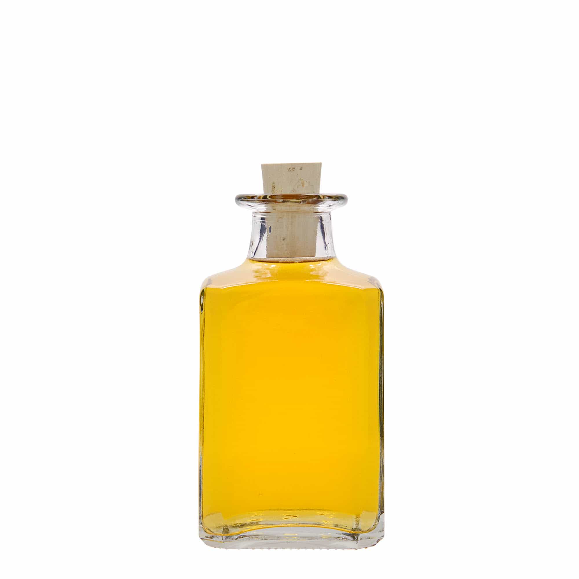 250 ml butelka szklana 'Torben', kwadratowa, otwór: korek