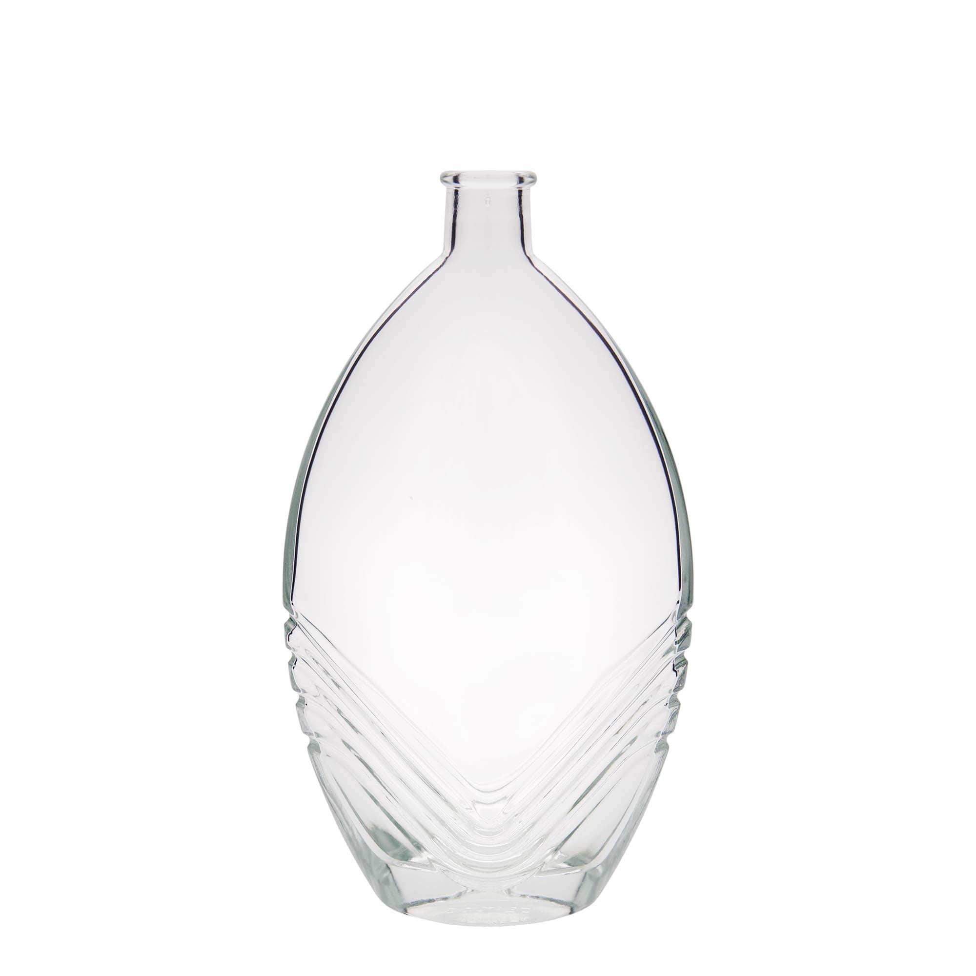 500 ml butelka szklana 'Florence', owalna, wylot: korek