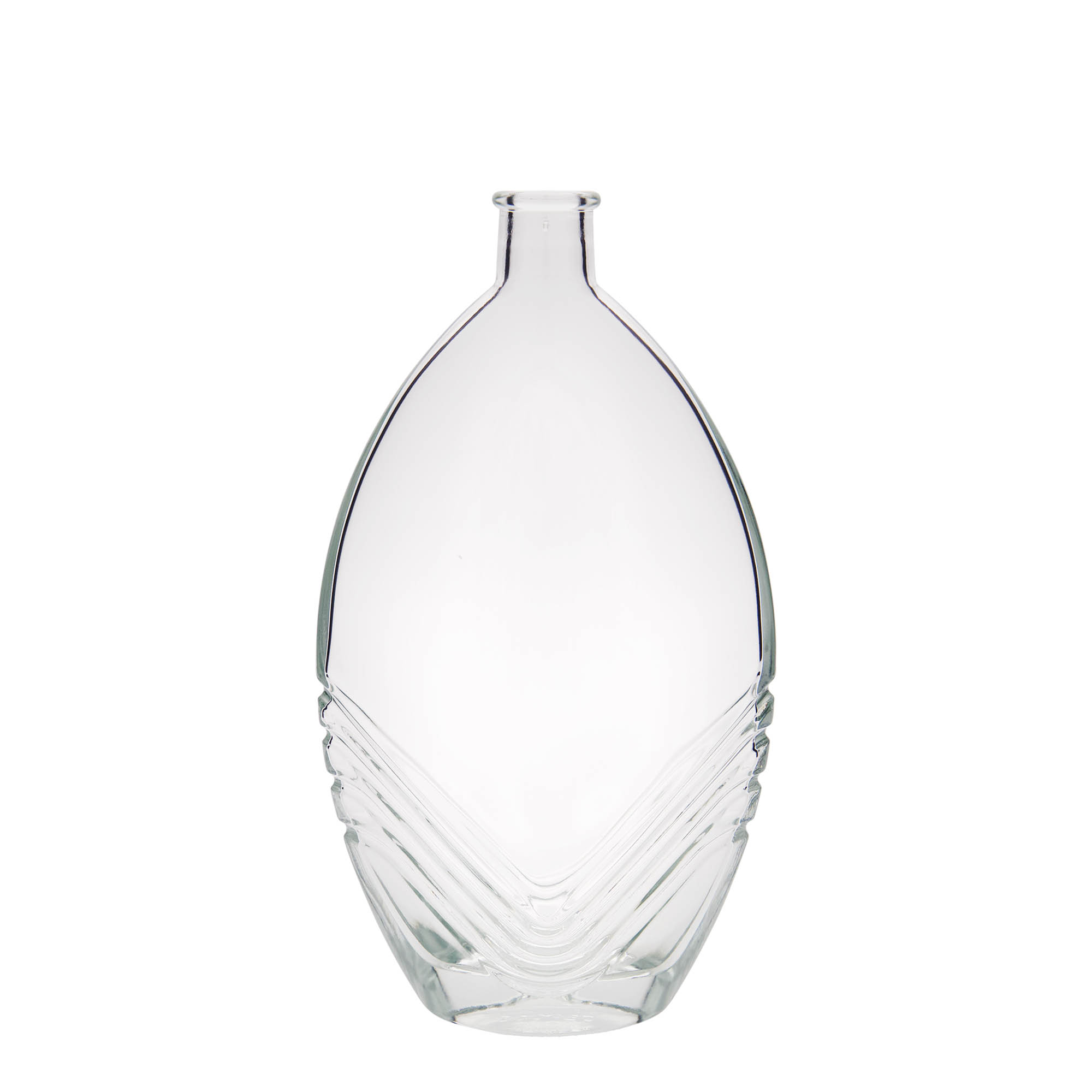 500 ml butelka szklana 'Florence', owalna, wylot: korek
