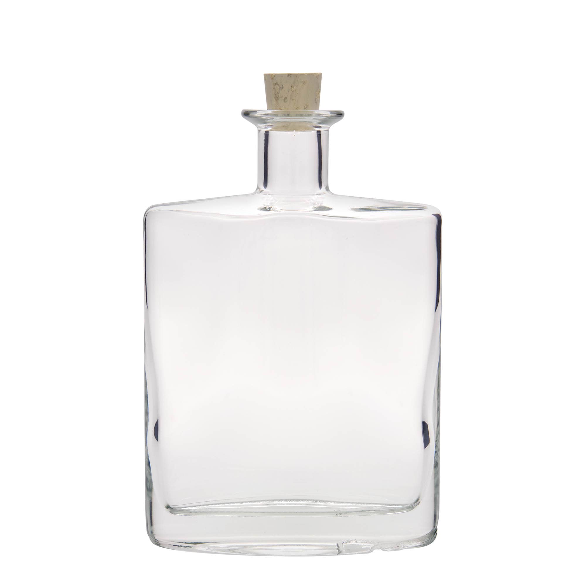 700 ml butelka szklana „Zorbas”, owalna, otwór: korek