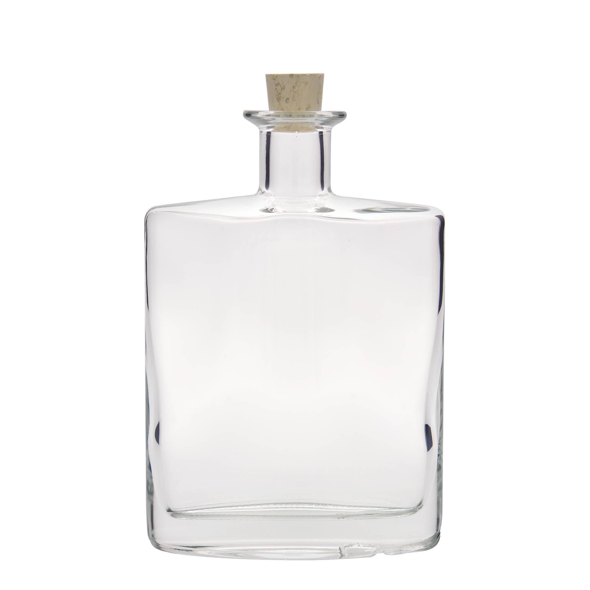 700 ml butelka szklana „Zorbas”, owalna, otwór: korek