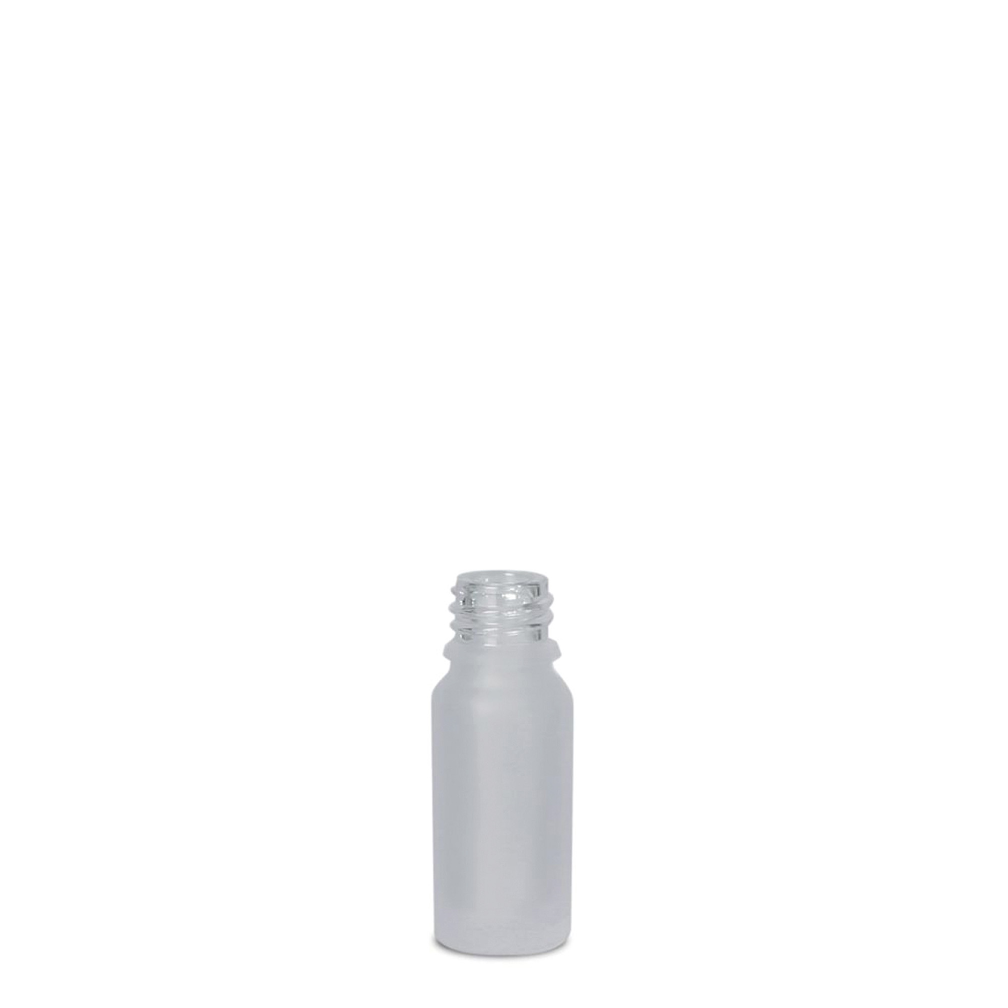 10 ml butelka medyczna, szkło, matowa, szyjka: DIN 18