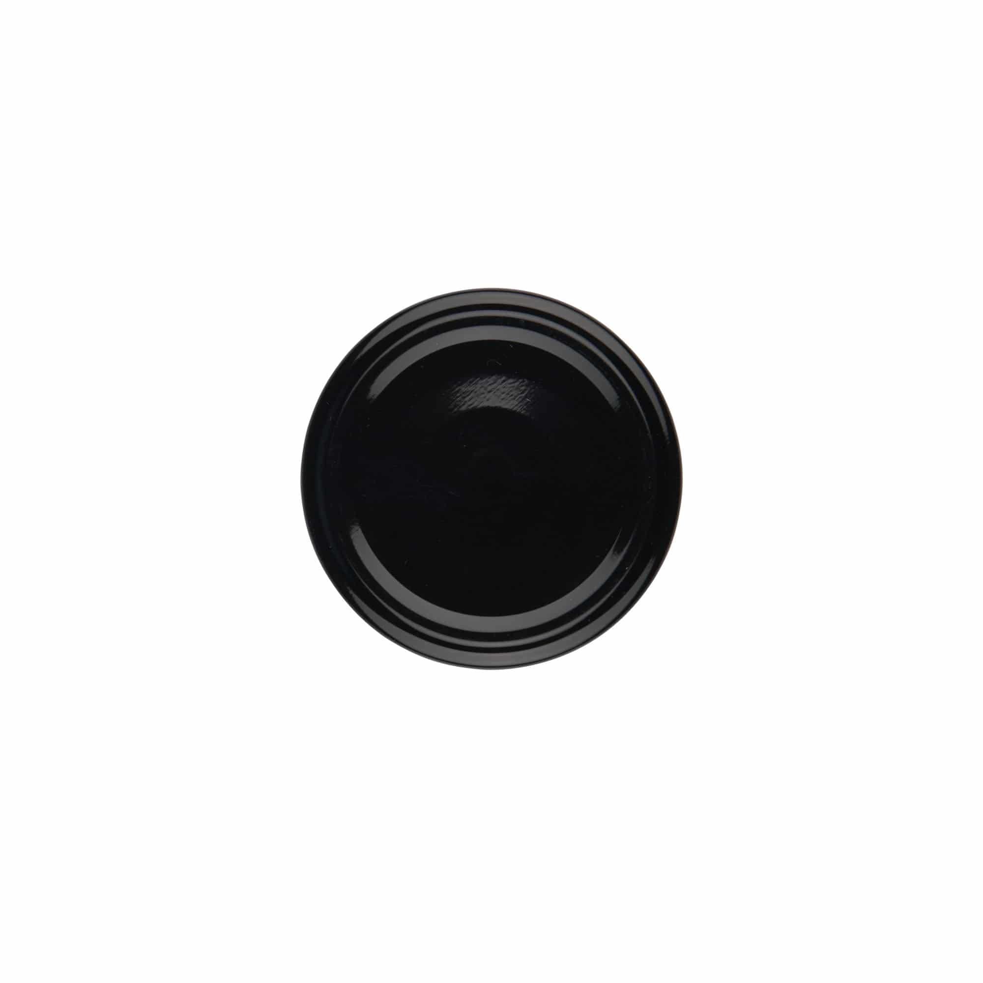 Zakrywka Twist-Off, blacha biała, czarna, do szyjki: TO 58 Zakrywka Twist-Off, blacha biała, czarna, do szyjki: TO 58