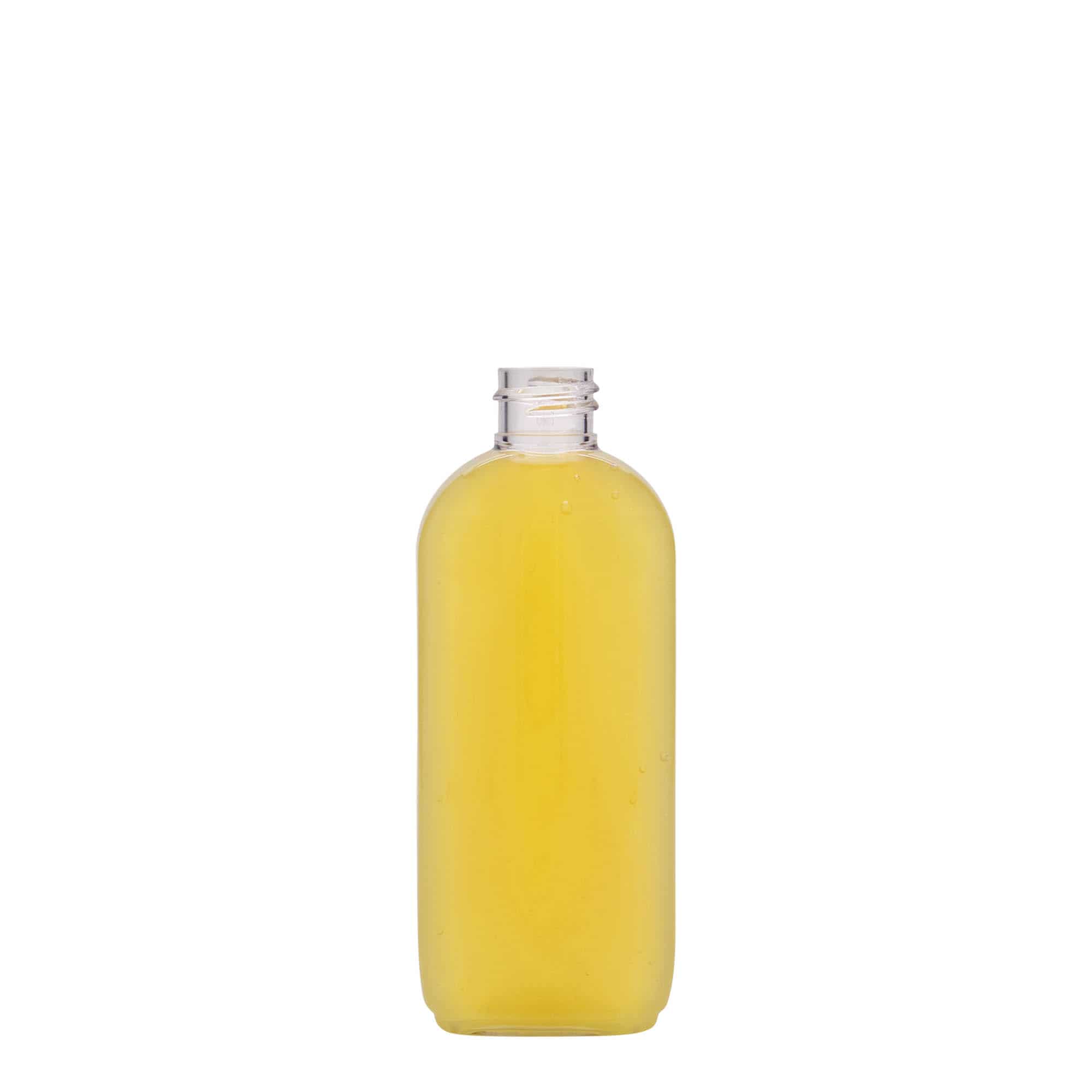 100 ml butelka PET 'Iris', owalna, tworzywo sztuczne, zamknięcie: 20/410