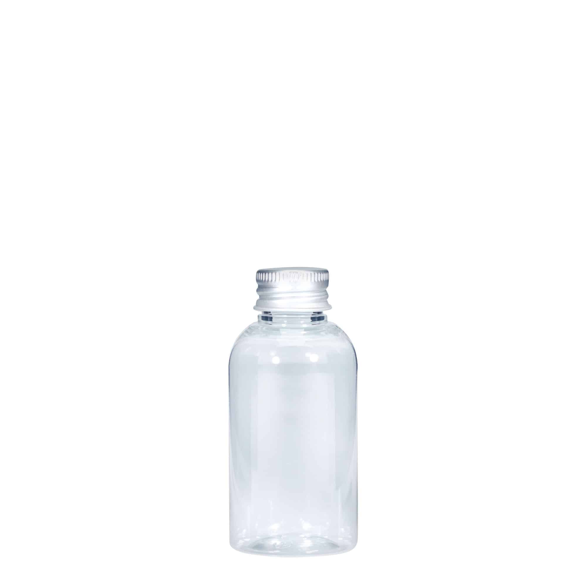 50 ml butelka PET 'Boston', tworzywo sztuczne, zamknięcie: 20/410