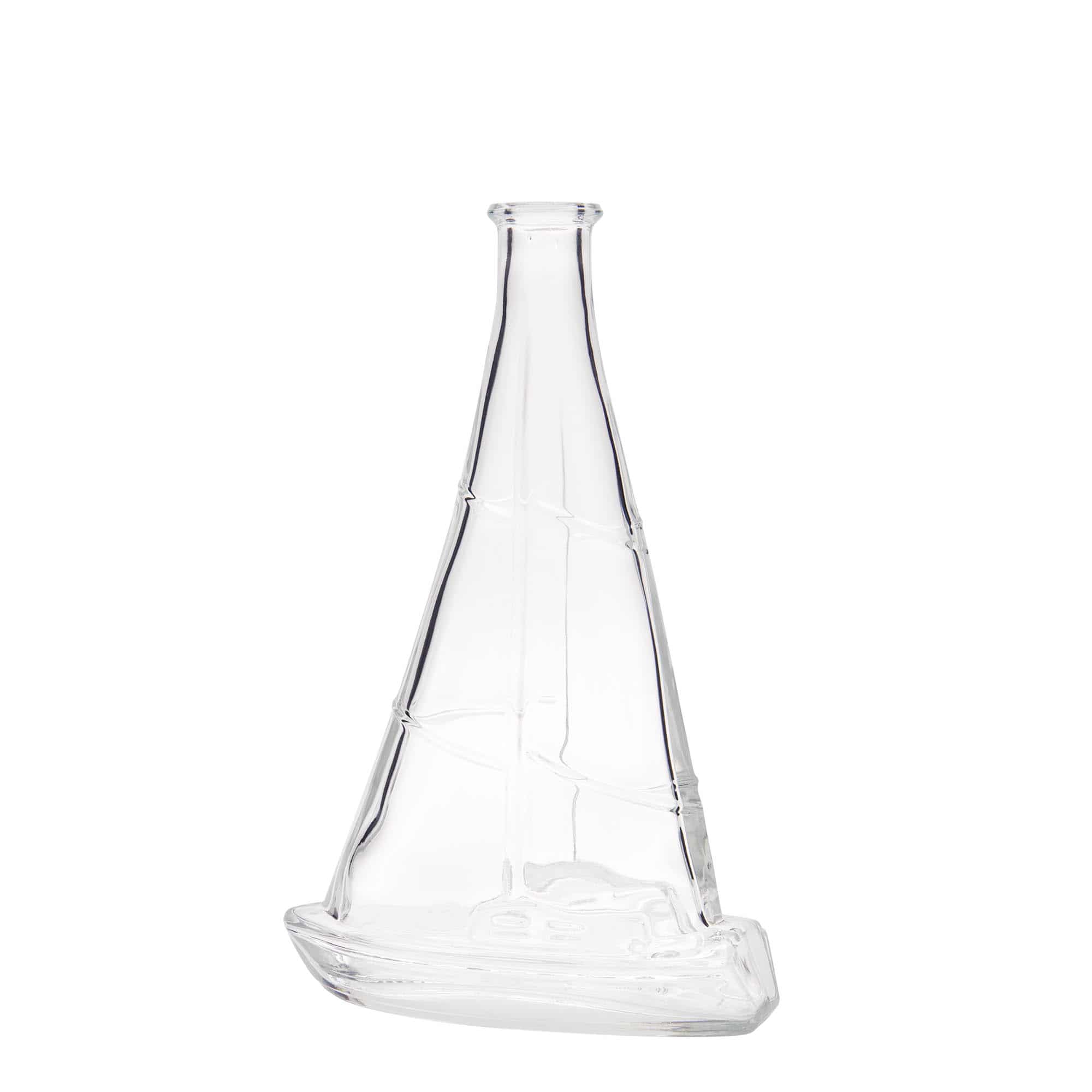 350 ml butelka szklana 'Żaglówka', zamknięcie: korek