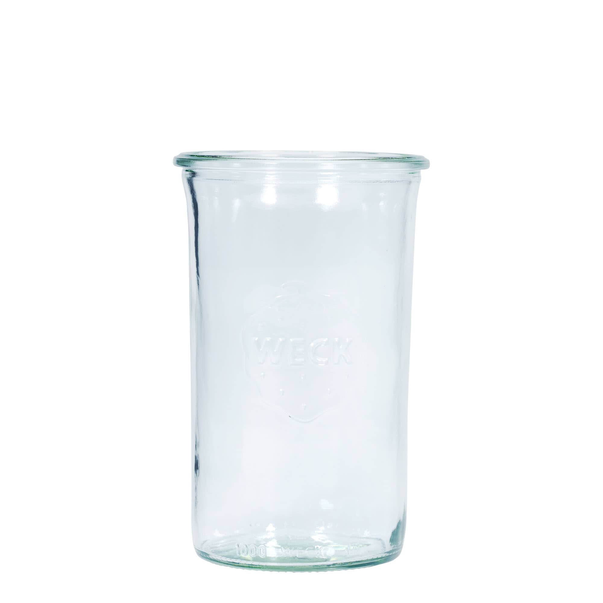 1000 ml słoik prosty WECK, zamknięcie: krawędź okrągła