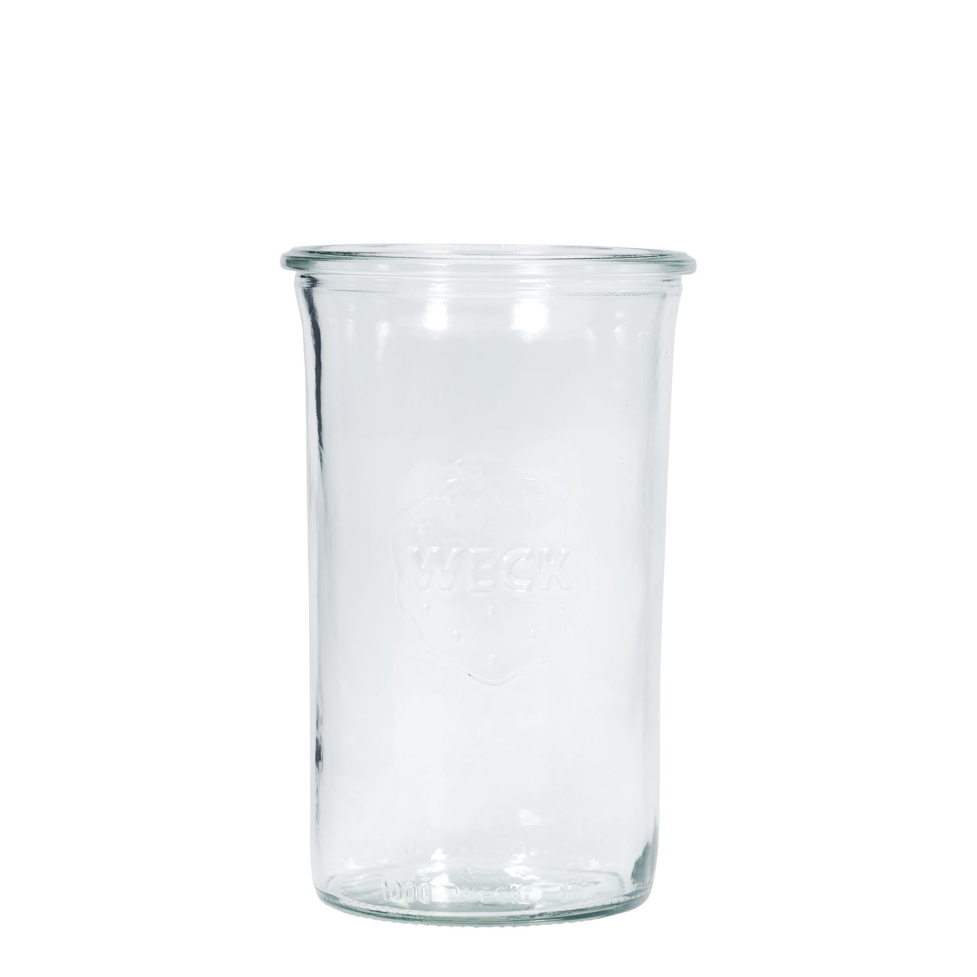 1000 ml słoik prosty WECK, zamknięcie: krawędź okrągła