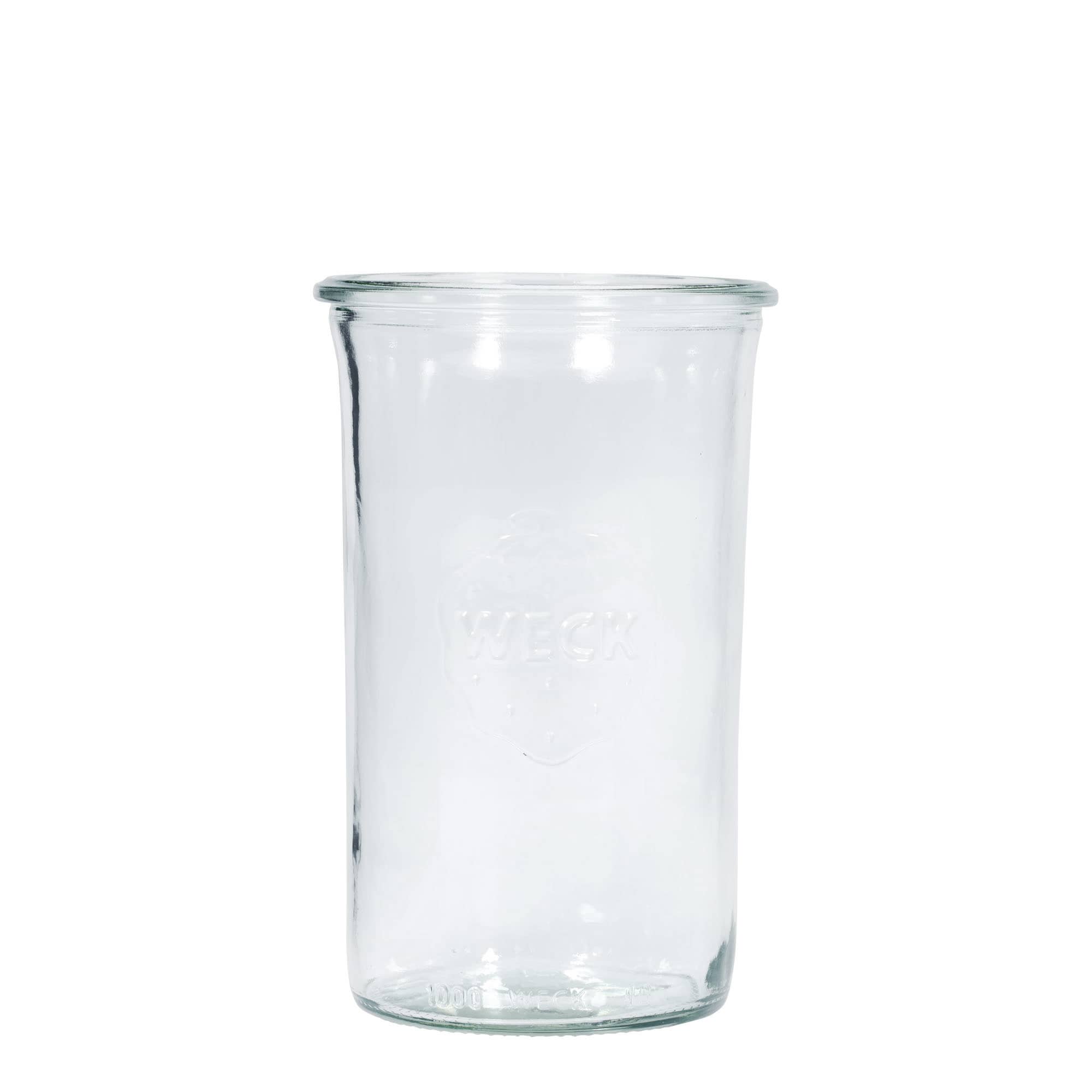 1.000 ml słoik WECK ze ściętym brzegiem, otwór: zaokrąglony brzeg