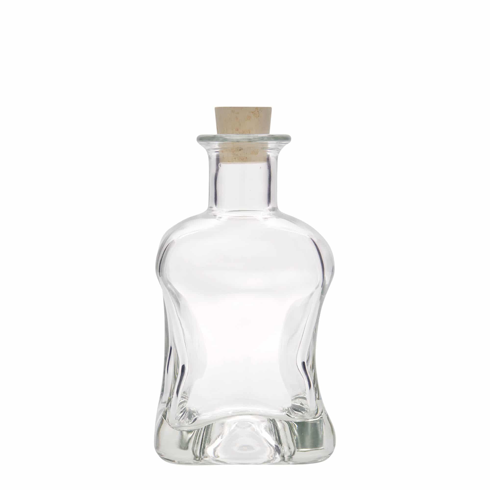 350 ml butelka szklana 'Dublin', kwadratowa, zamknięcie: korek