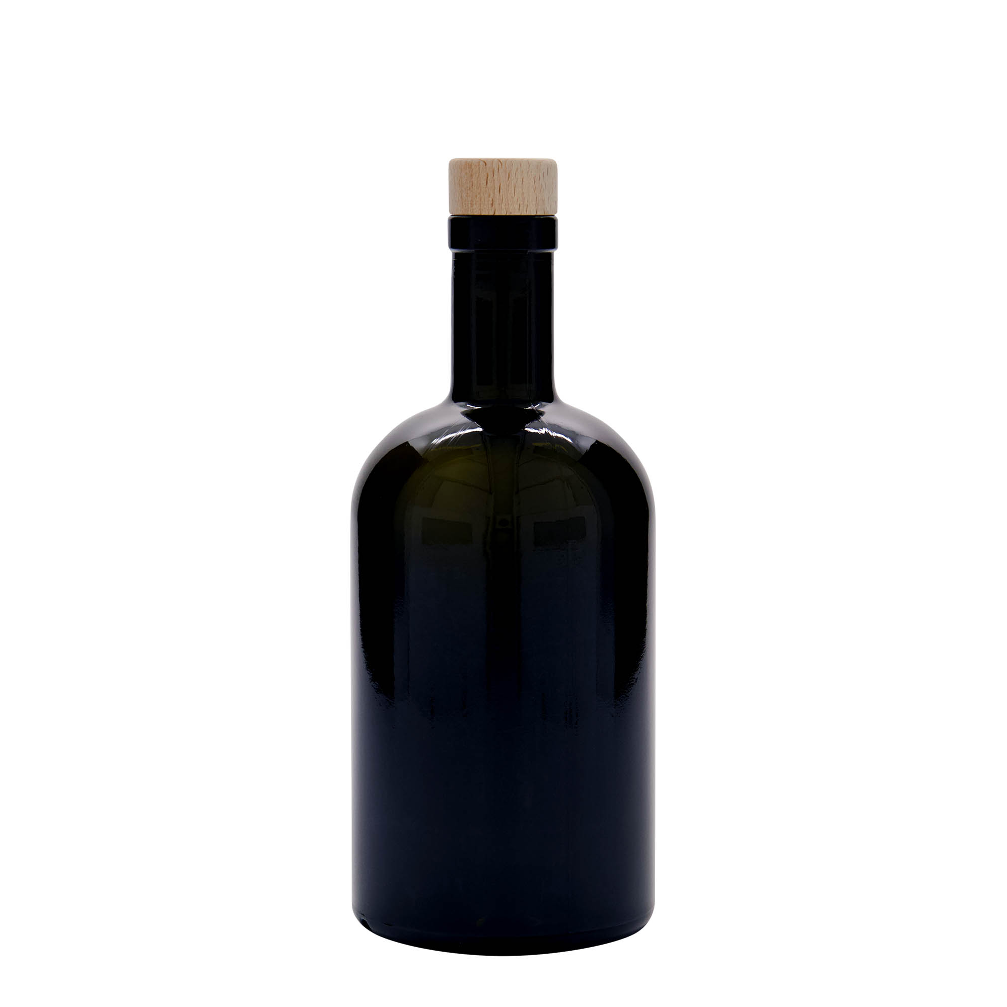 500 ml butelka szklana 'Farmacia', antyczny zielony, otwór: korek 500 ml butelka szklana 'Farmacia', antyczny zielony, otwór: korek