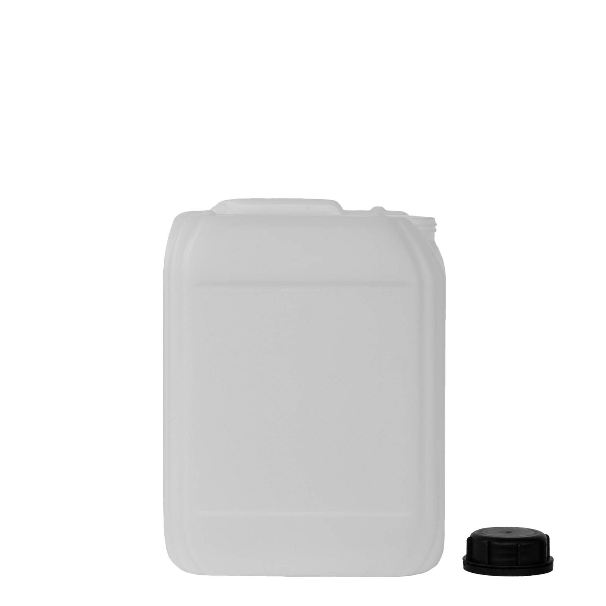 10 l kanister, prostokątny, tworzywo HDPE, naturalny, otwór: ND 55
