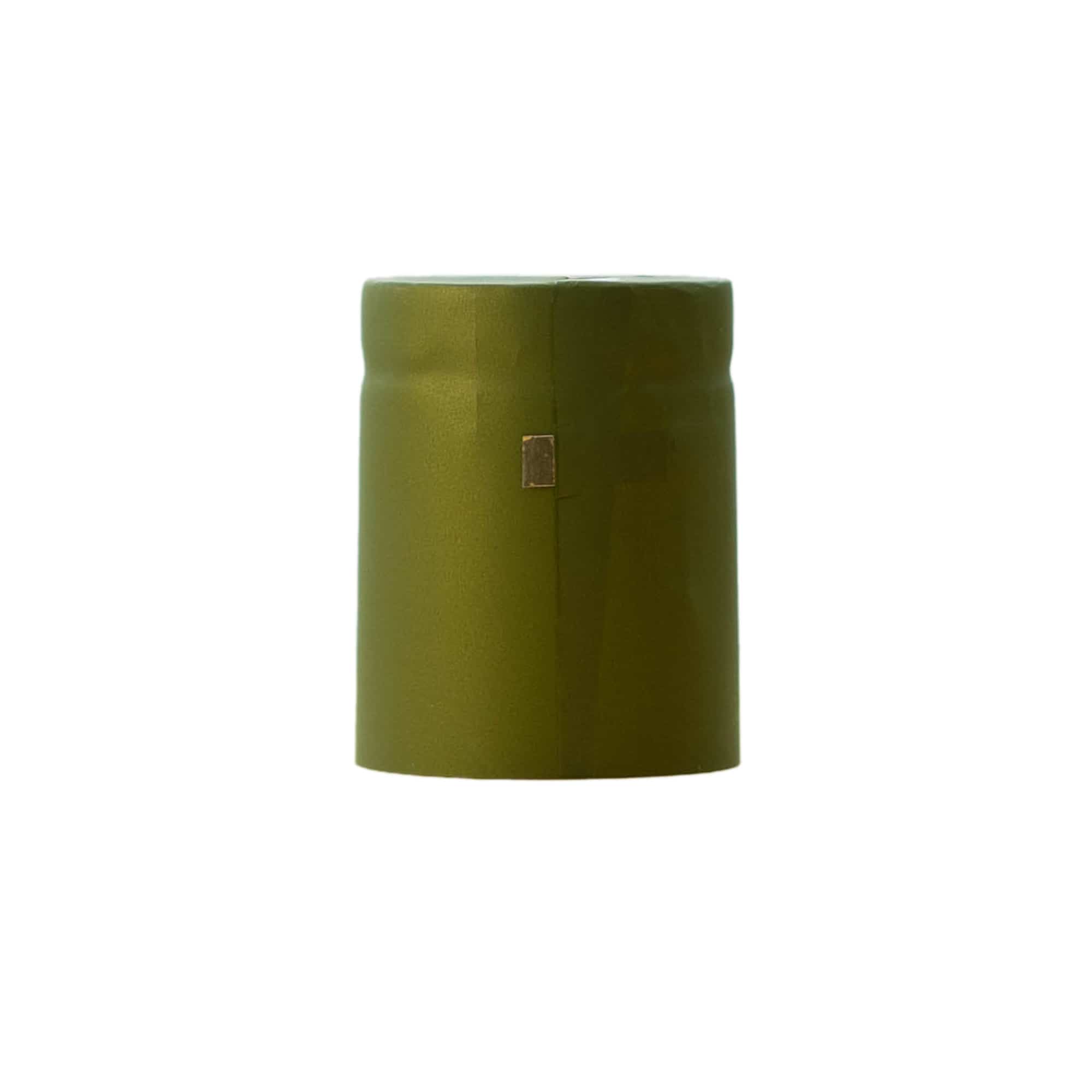 Kapturek termokurczliwy 32x41, tworzywo sztuczne PVC, kolor oliwkowo-zielony Kapturek termokurczliwy 32x41, tworzywo sztuczne PVC, kolor oliwkowo-zielony