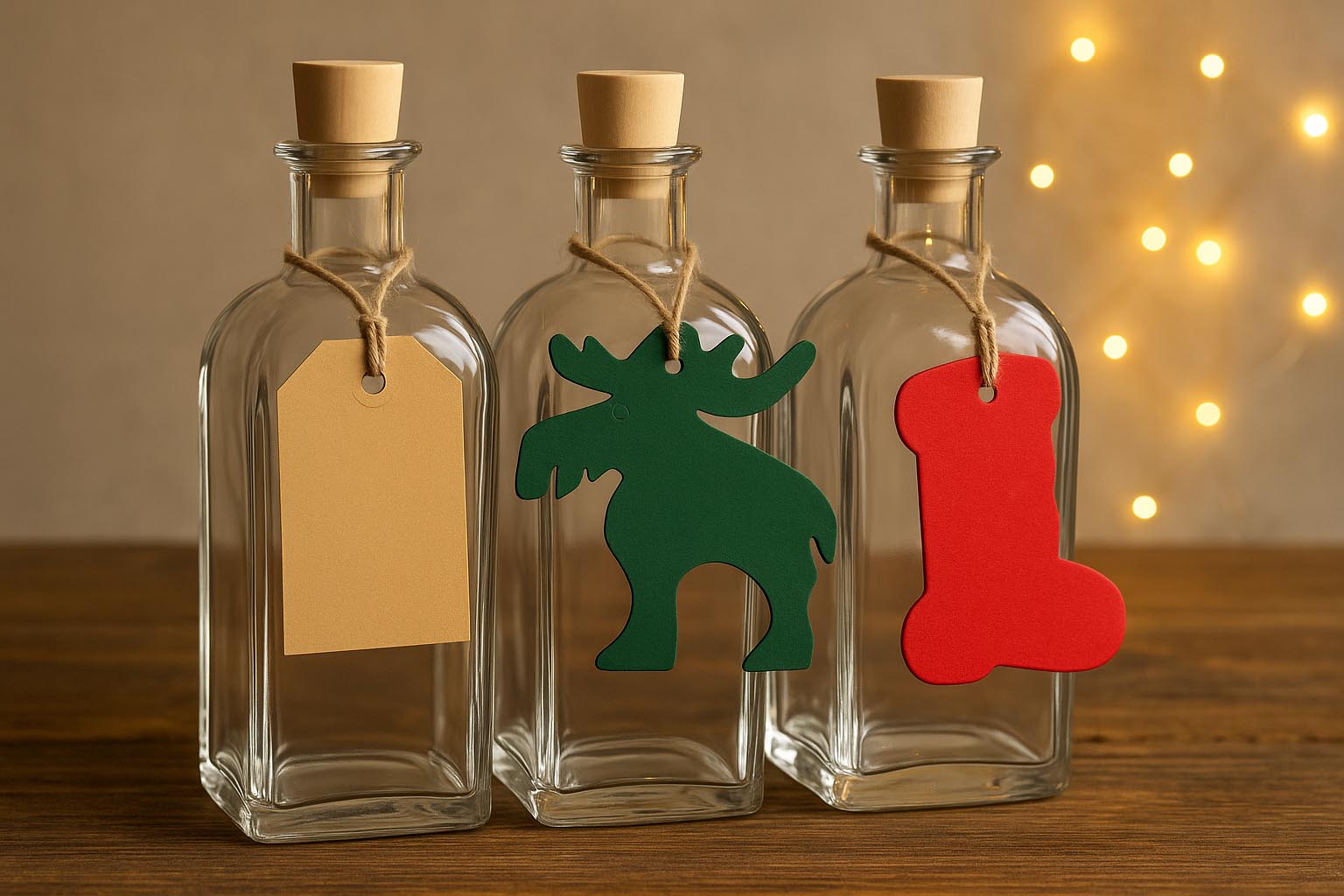 Etykieta zawieszka prostokątna, brązowa Etykieta zawieszka prostokątna, brązowa