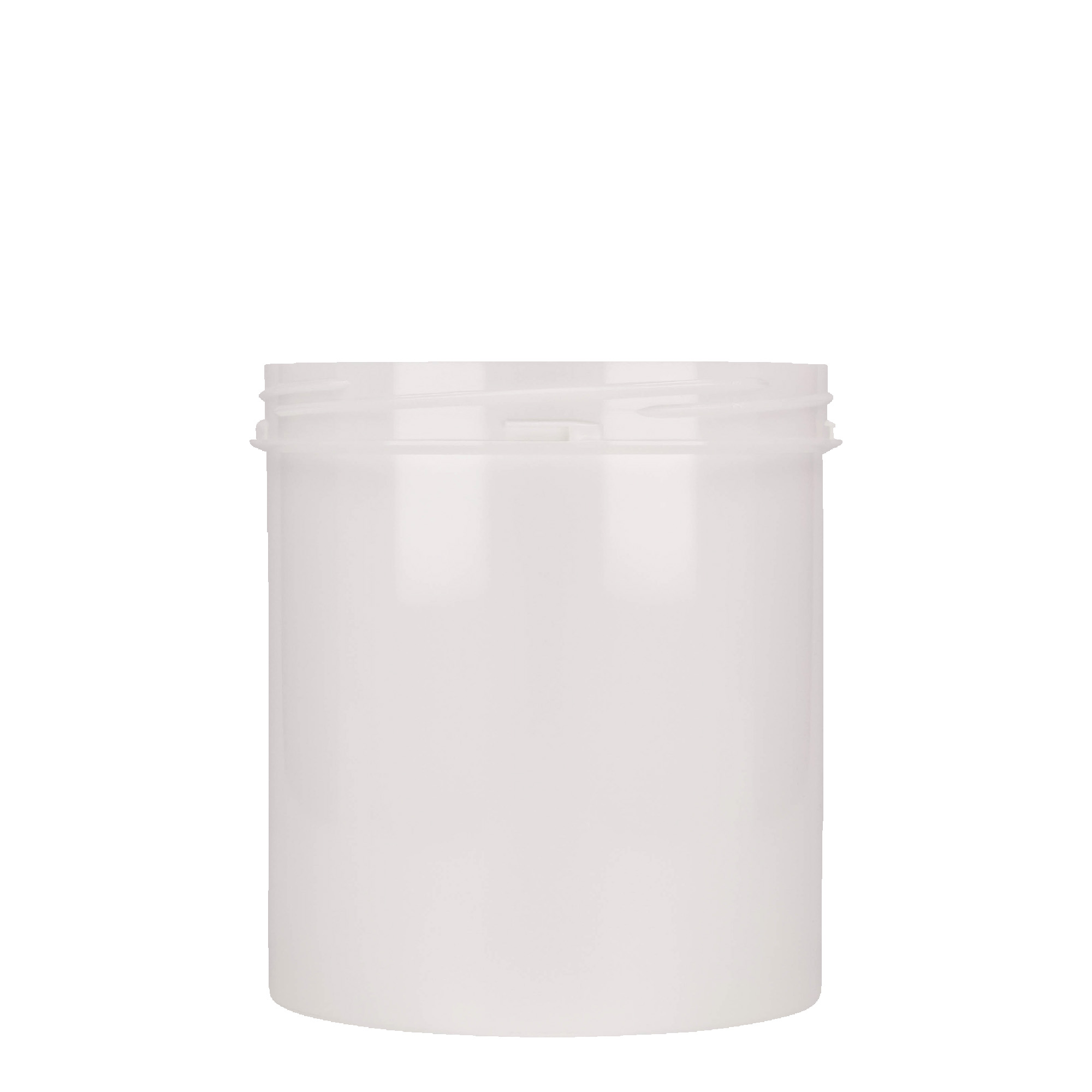 1.000 ml plastikowy pojemnik „Securilock”, PP, biały, otwór: zakrętka