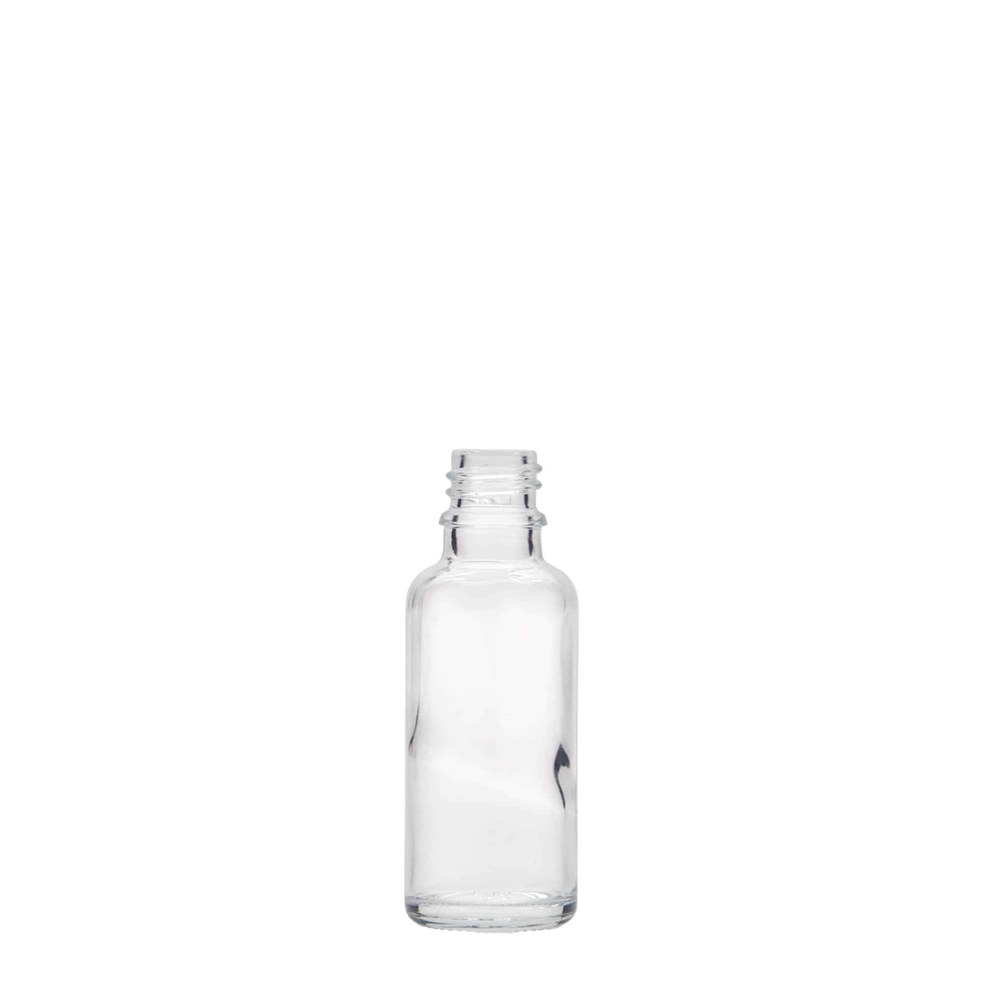 30 ml butelka farmaceutyczna, szkło, zamknięcie: DIN 18 30 ml butelka farmaceutyczna, szkło, zamknięcie: DIN 18