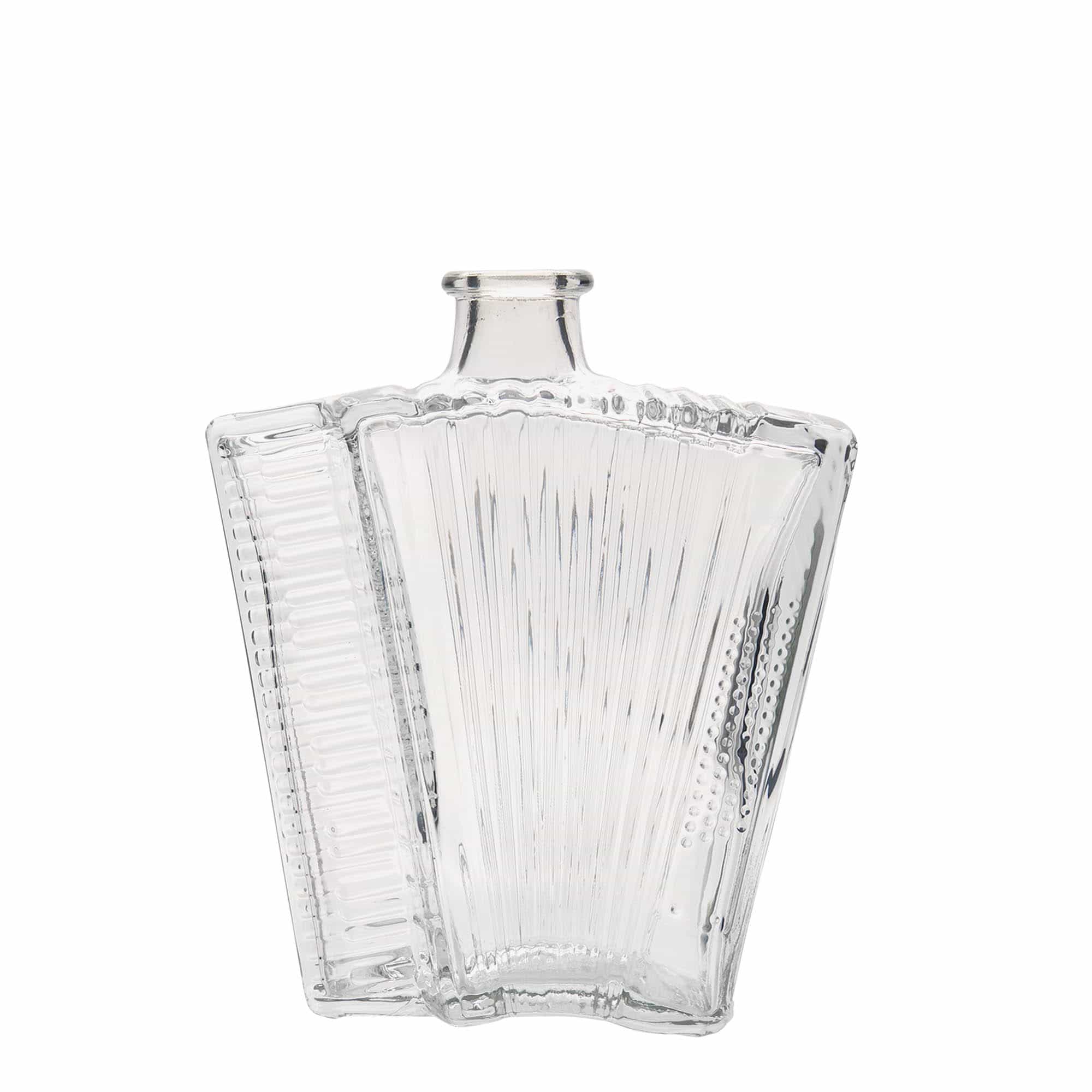 500 ml butelka szklana 'Akordeon', zamknięcie: korek