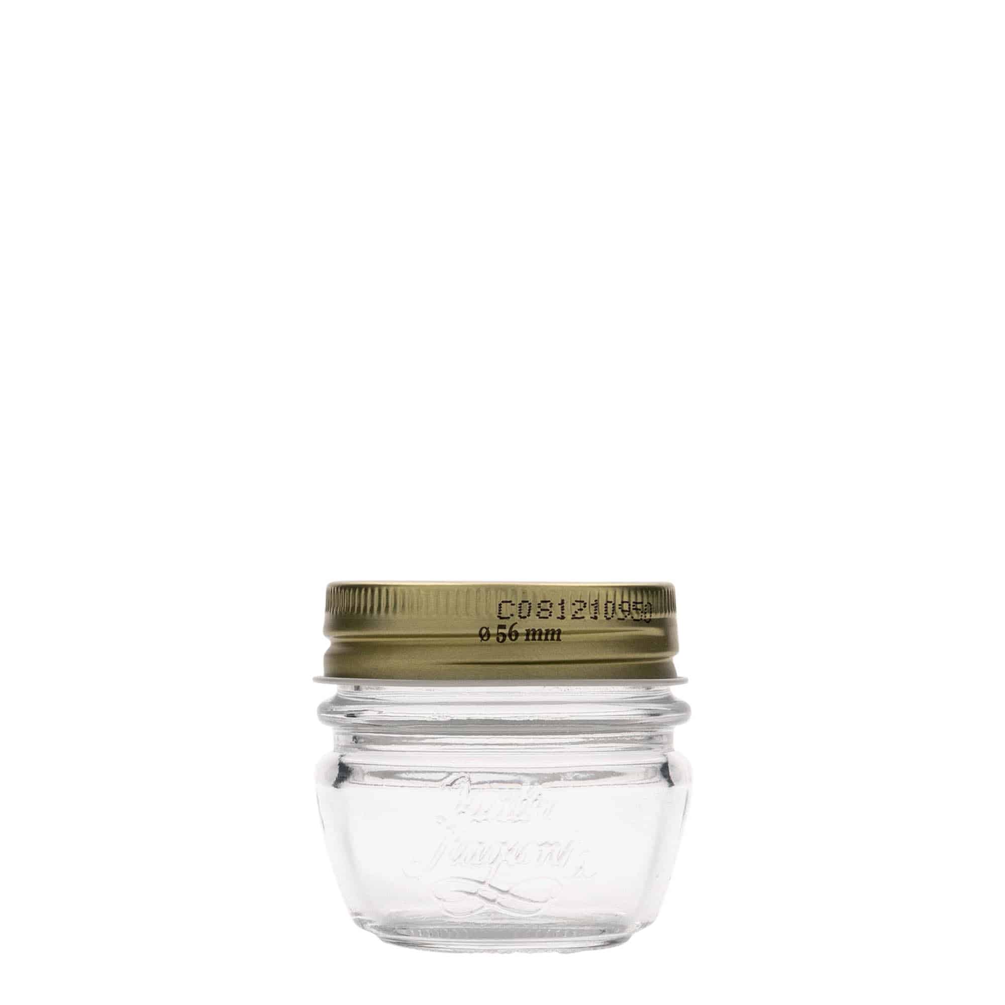 40 ml szklany pojemnik ozdobny 'Quattro Stagioni', otwór: zakrętka z gwintem