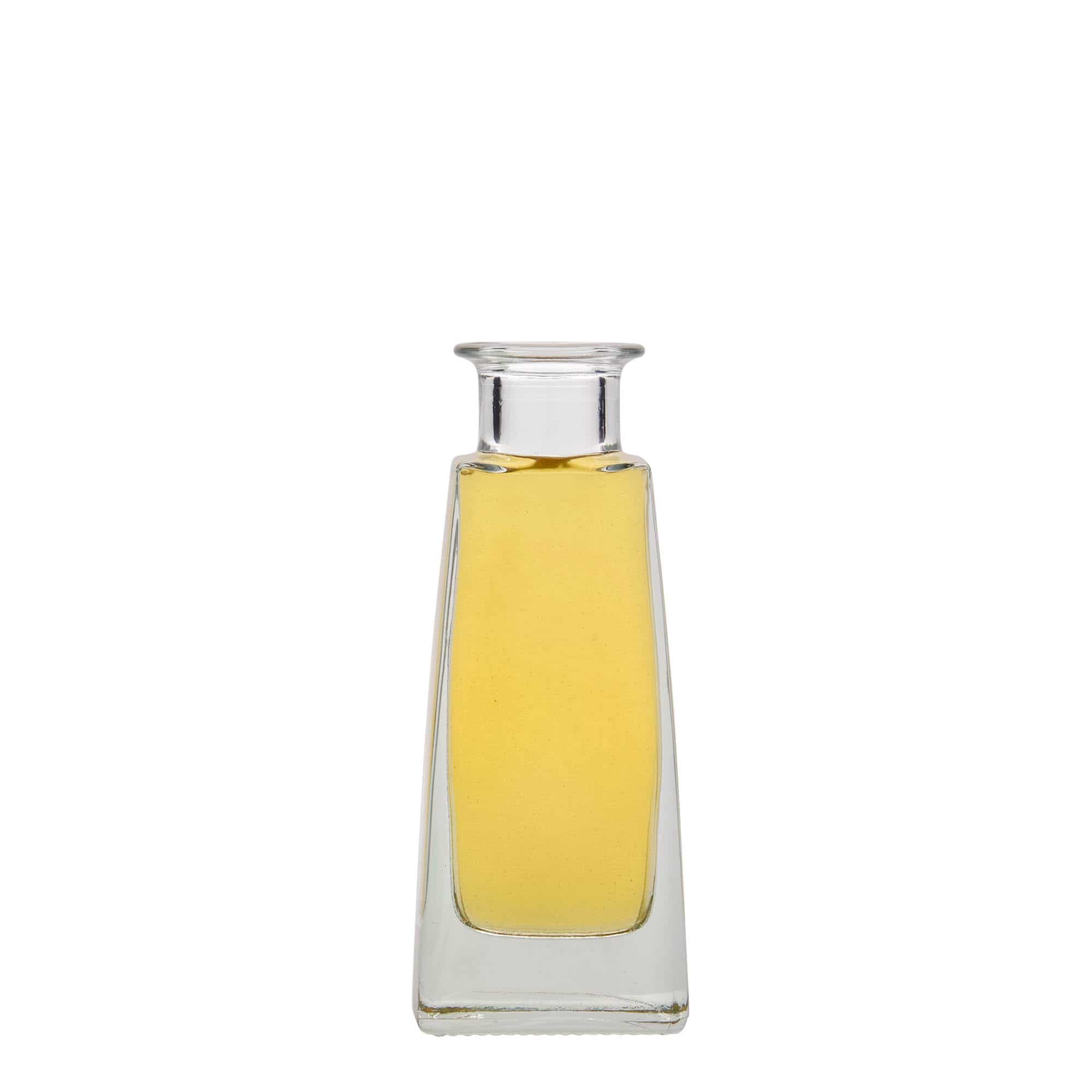 100 ml butelka szklana 'Timmy', prostokątna, zamknięcie: korek