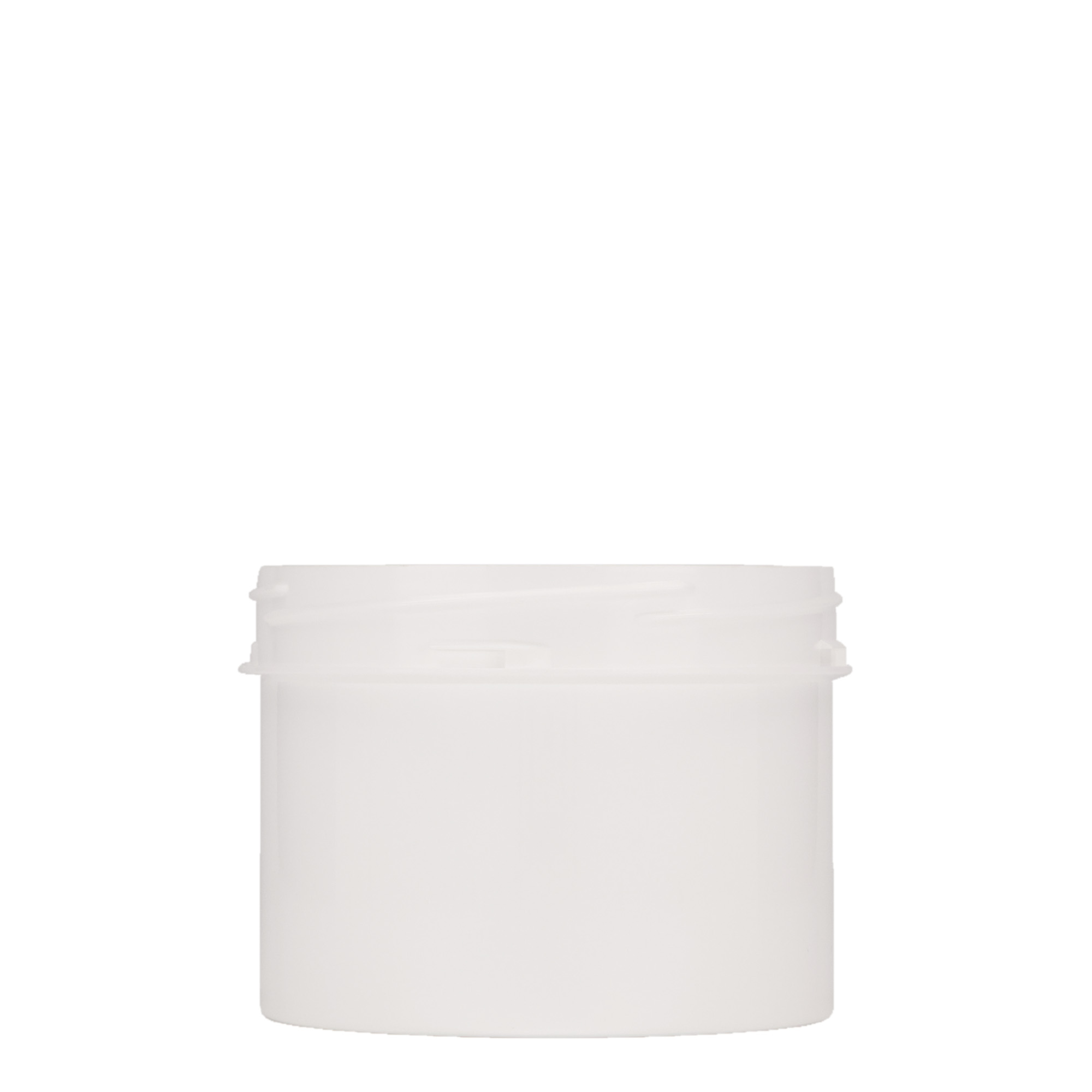 300 ml plastikowy pojemnik 'Securilock', PP, biały, otwór: zakrętka na gwint
